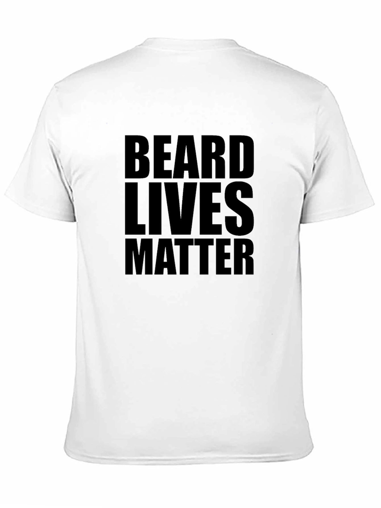 Black Beard Lives Matter Black Graphic Tee view 11