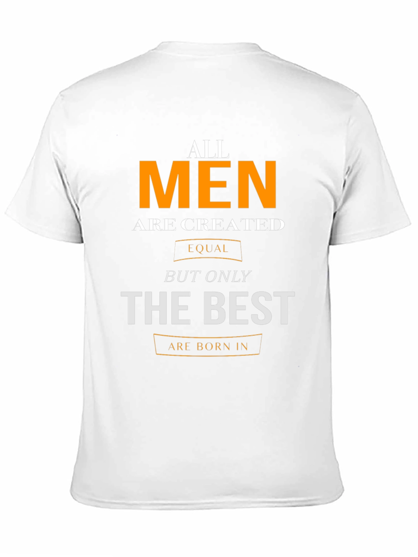 Black All Men Are Created Equal T-Shirt view 11