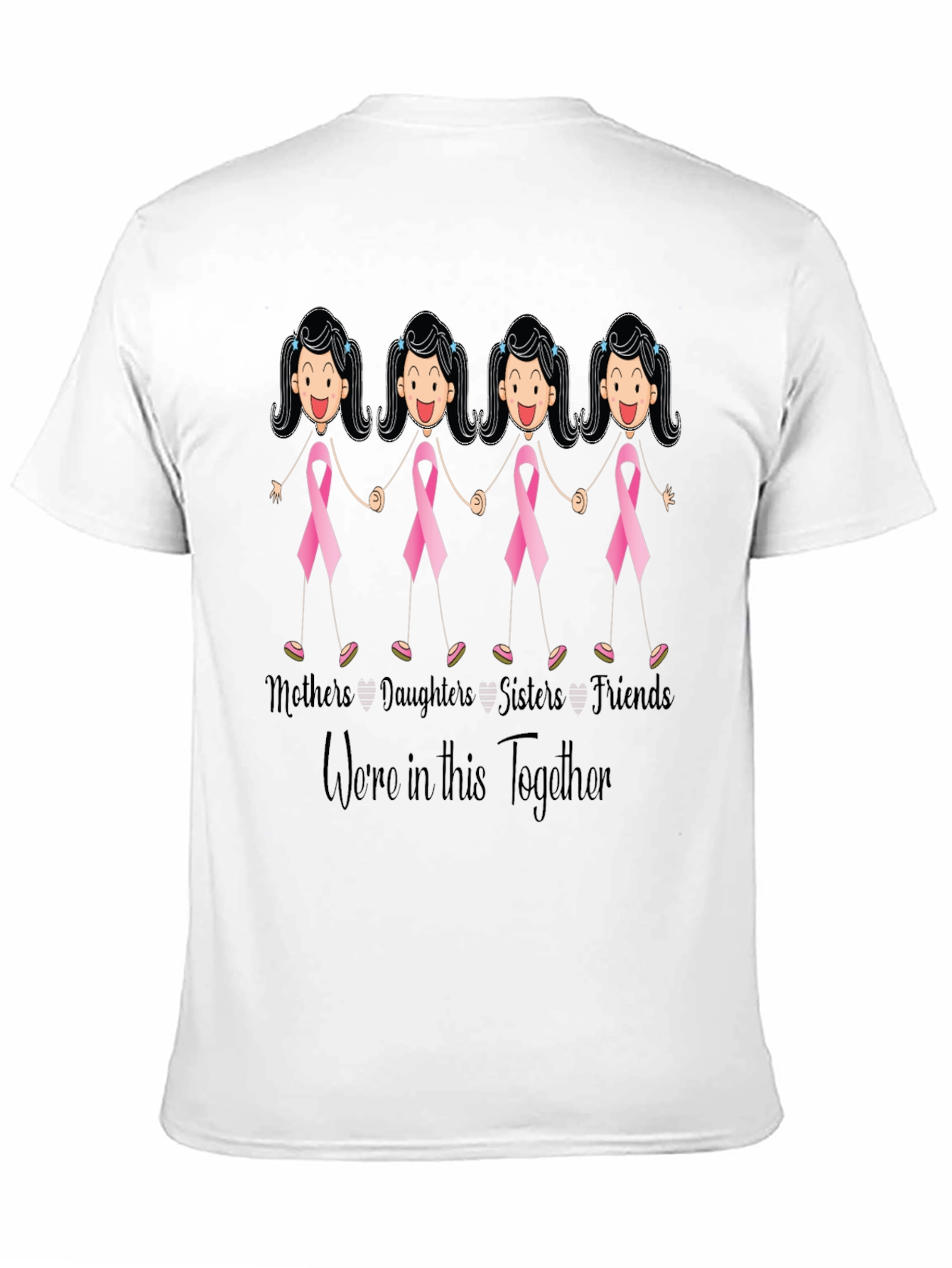 Black Mothers Daughters Sisters Friends Tee view 11