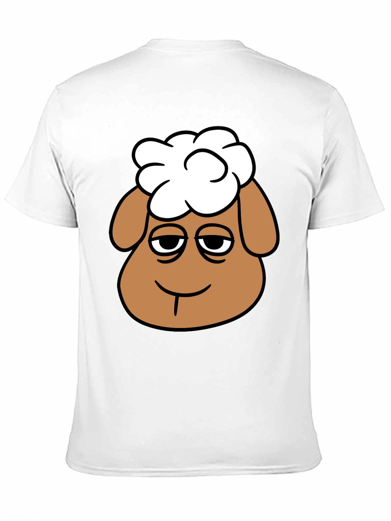 Shaun the Sheep Graphic Tee - Black Cotton Shirt - 11