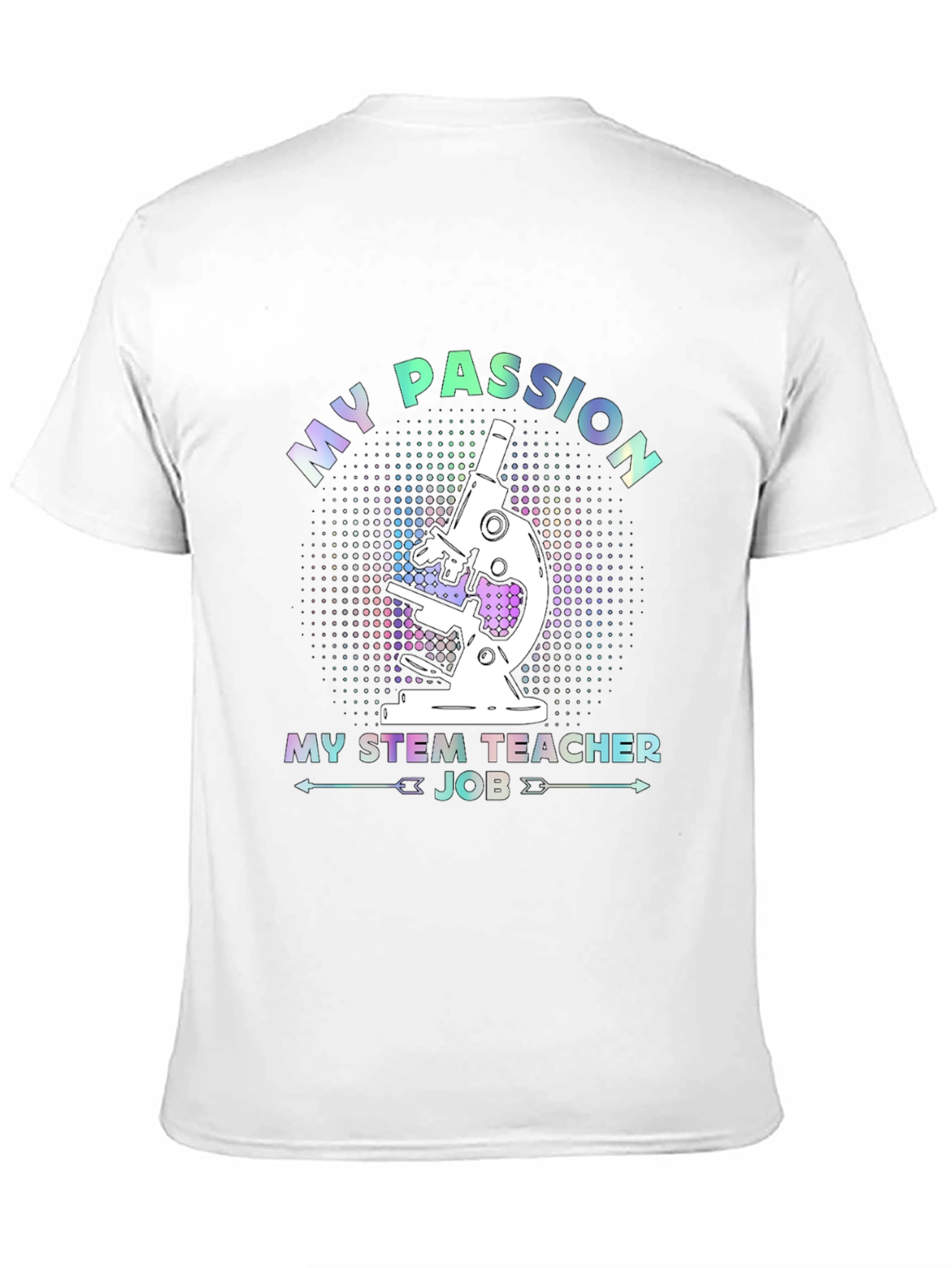 Black STEM Teacher Passion T-Shirt view 11