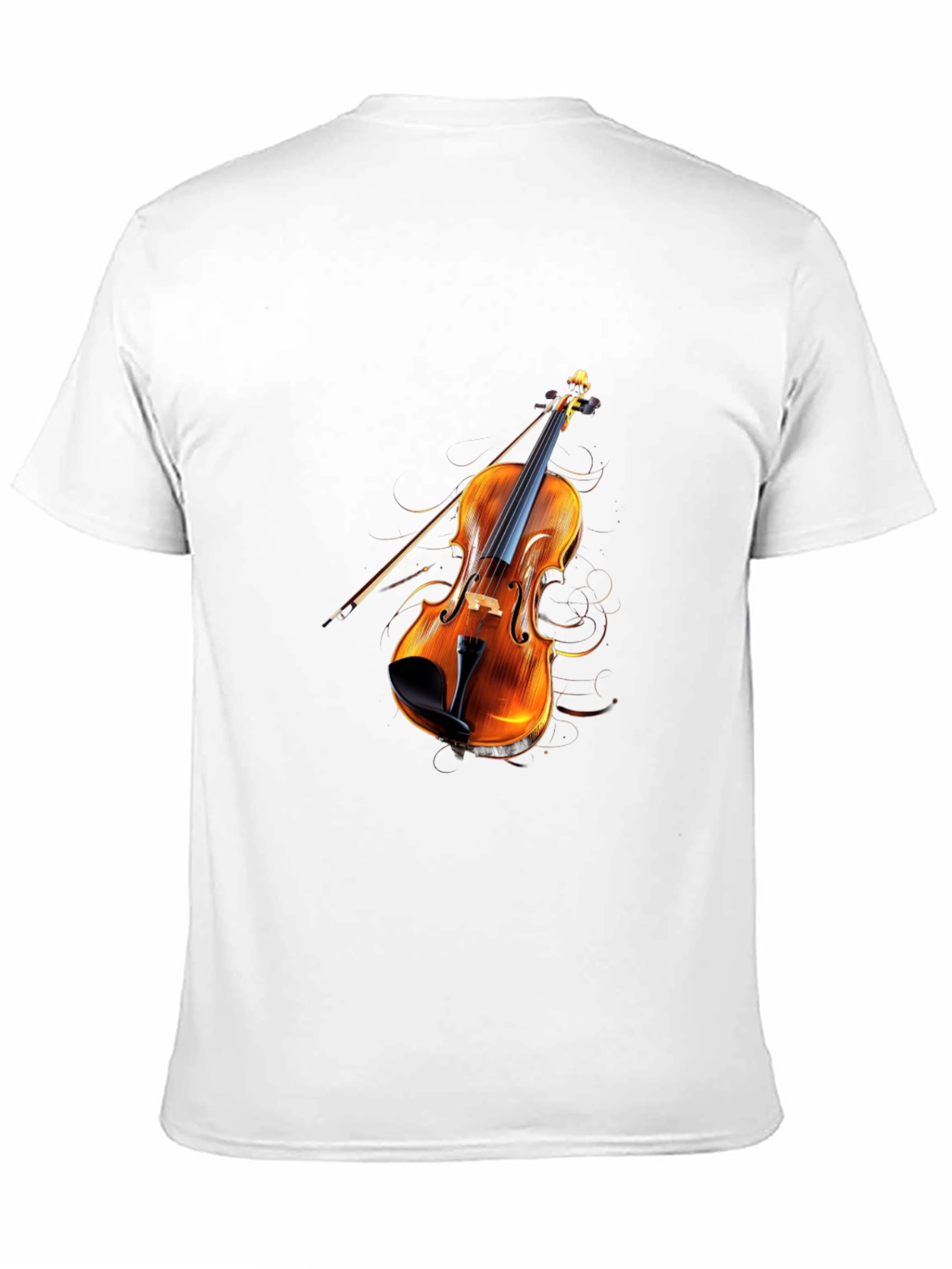 Black Violin Graphic Black T-Shirt view 11