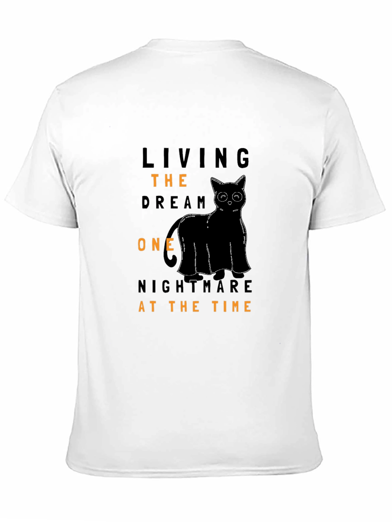 Black Living The Dream Black Cat Graphic Tee view 11