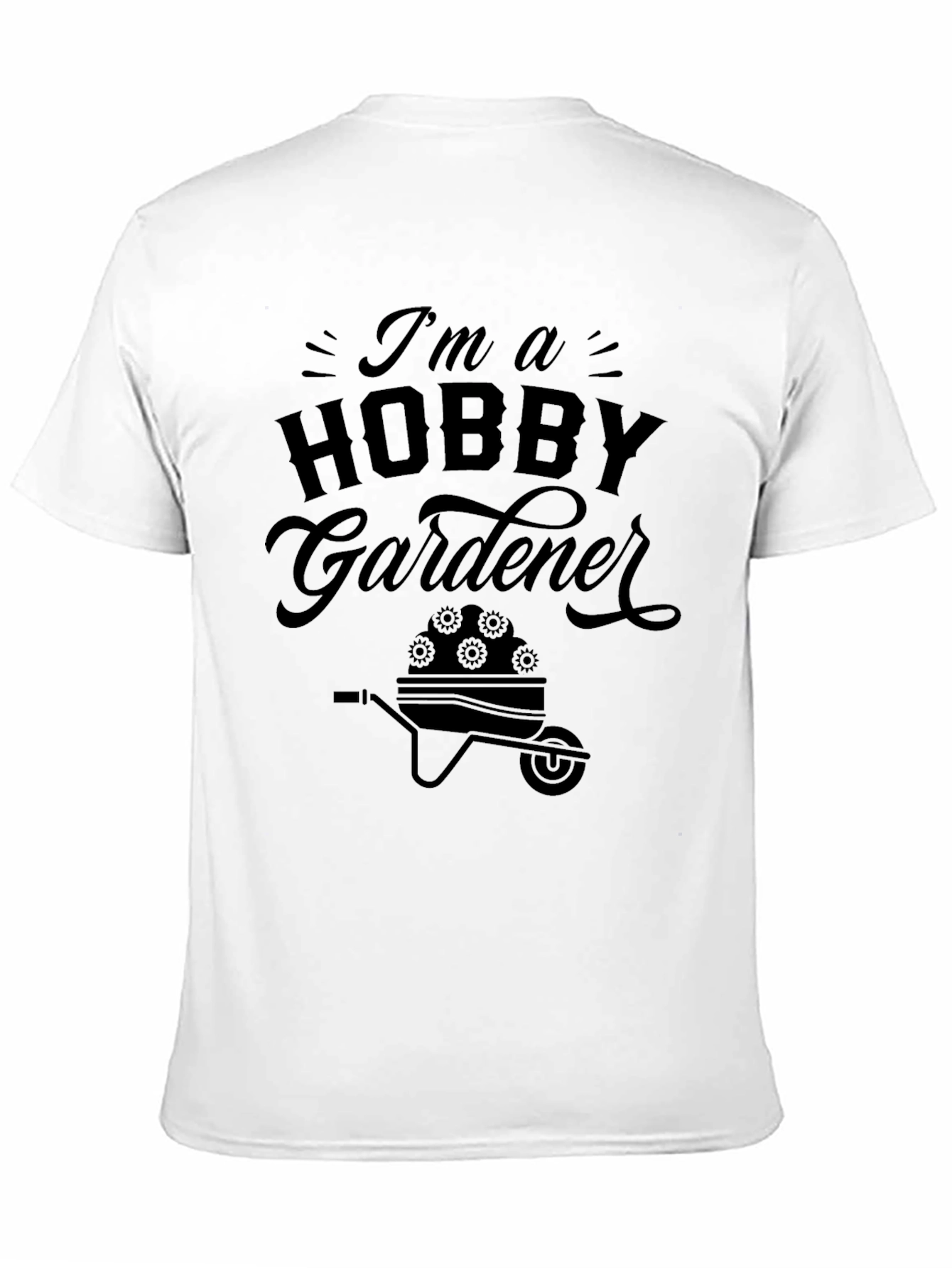 Black Hobby Gardener T-Shirt - Gardening Gift view 11