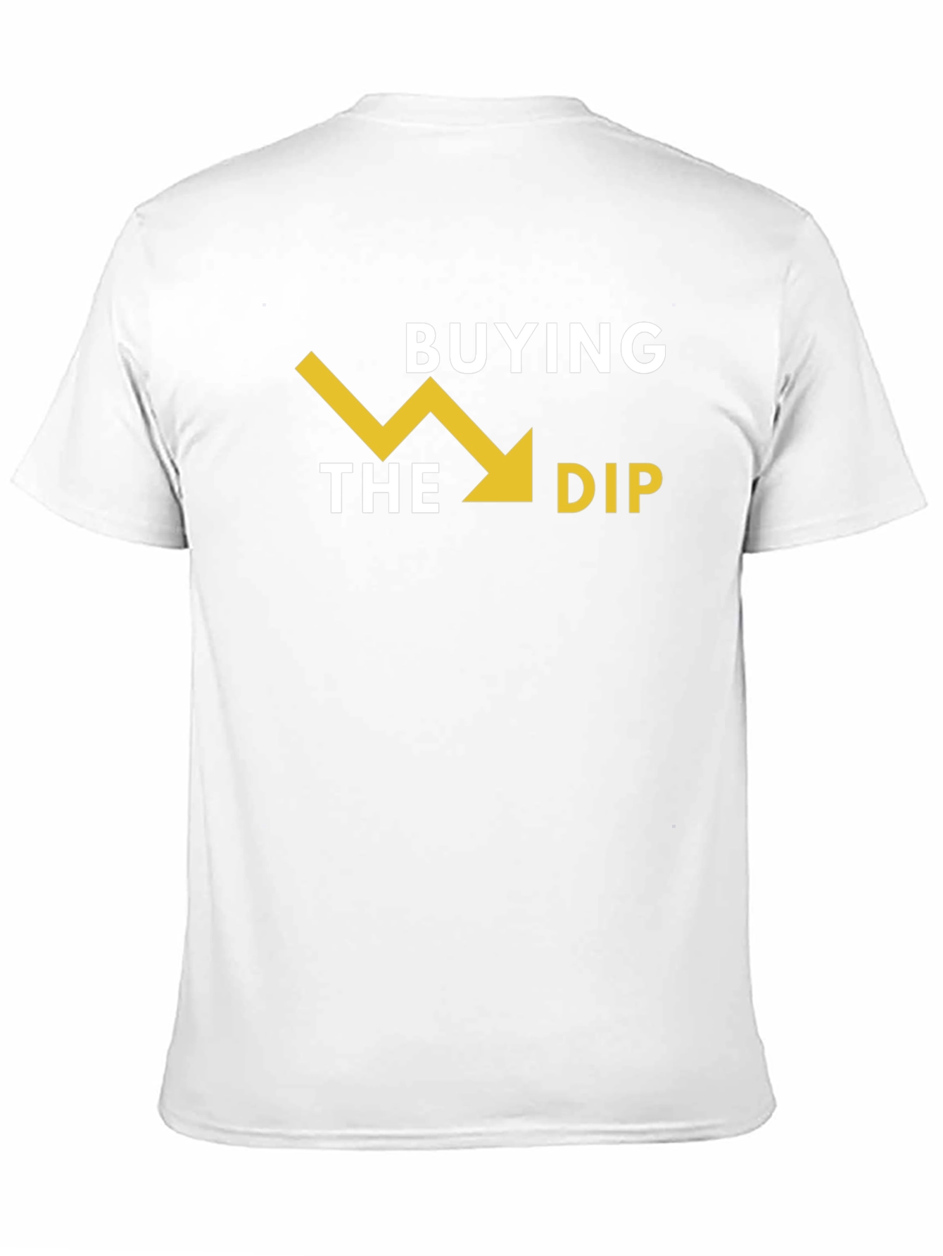 Black Buying the Dip Graphic Tee - Stock Market T-Shirt view 11