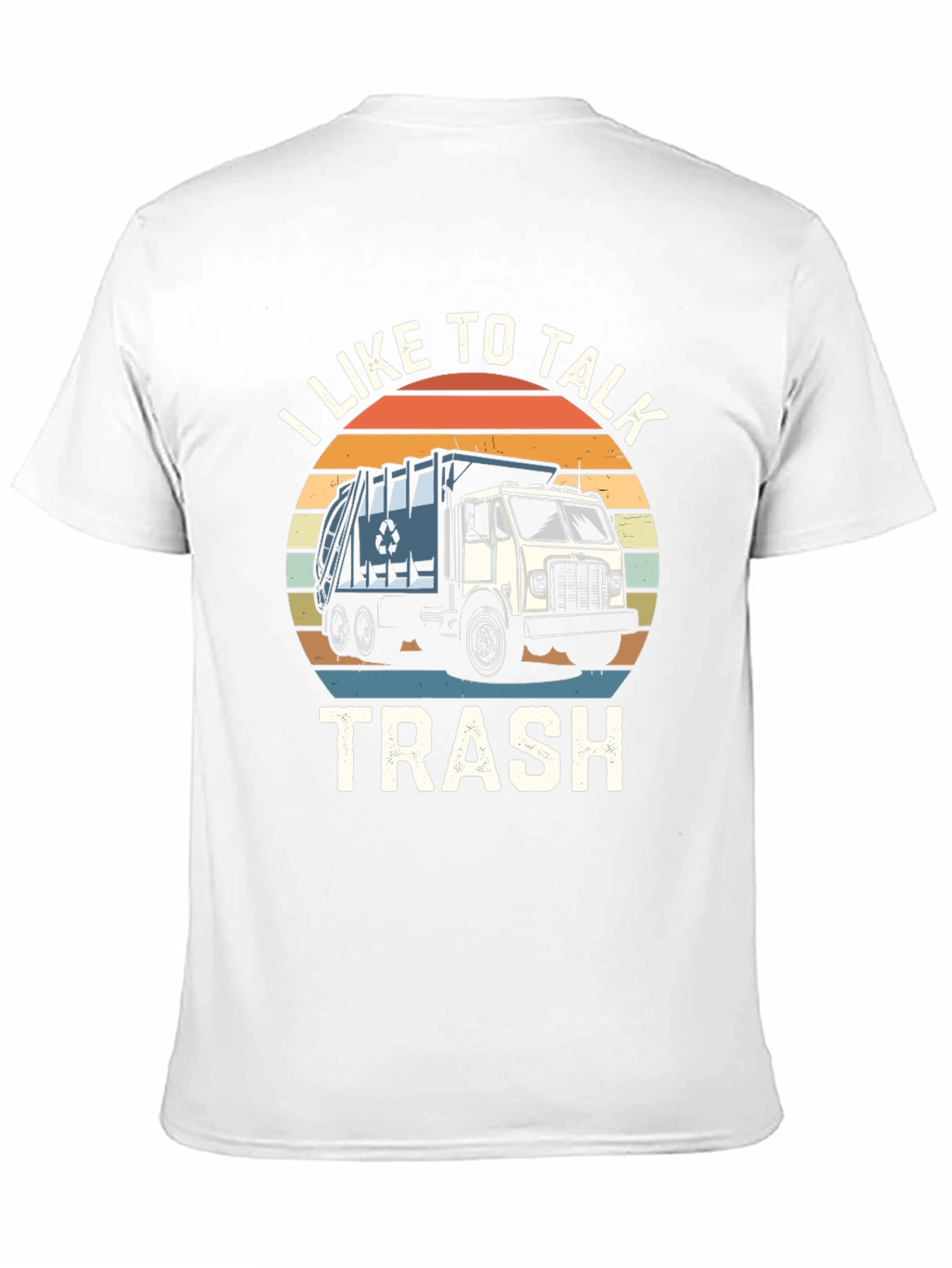Black I Like to Talk Trash Graphic T-Shirt view 11