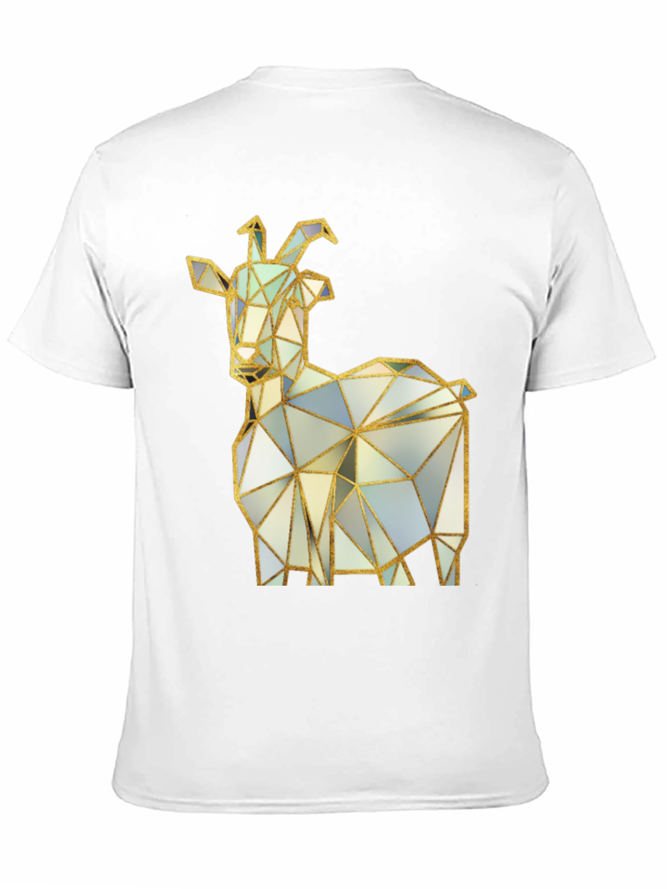 Black Geometric Goat T-Shirt - Black view 11