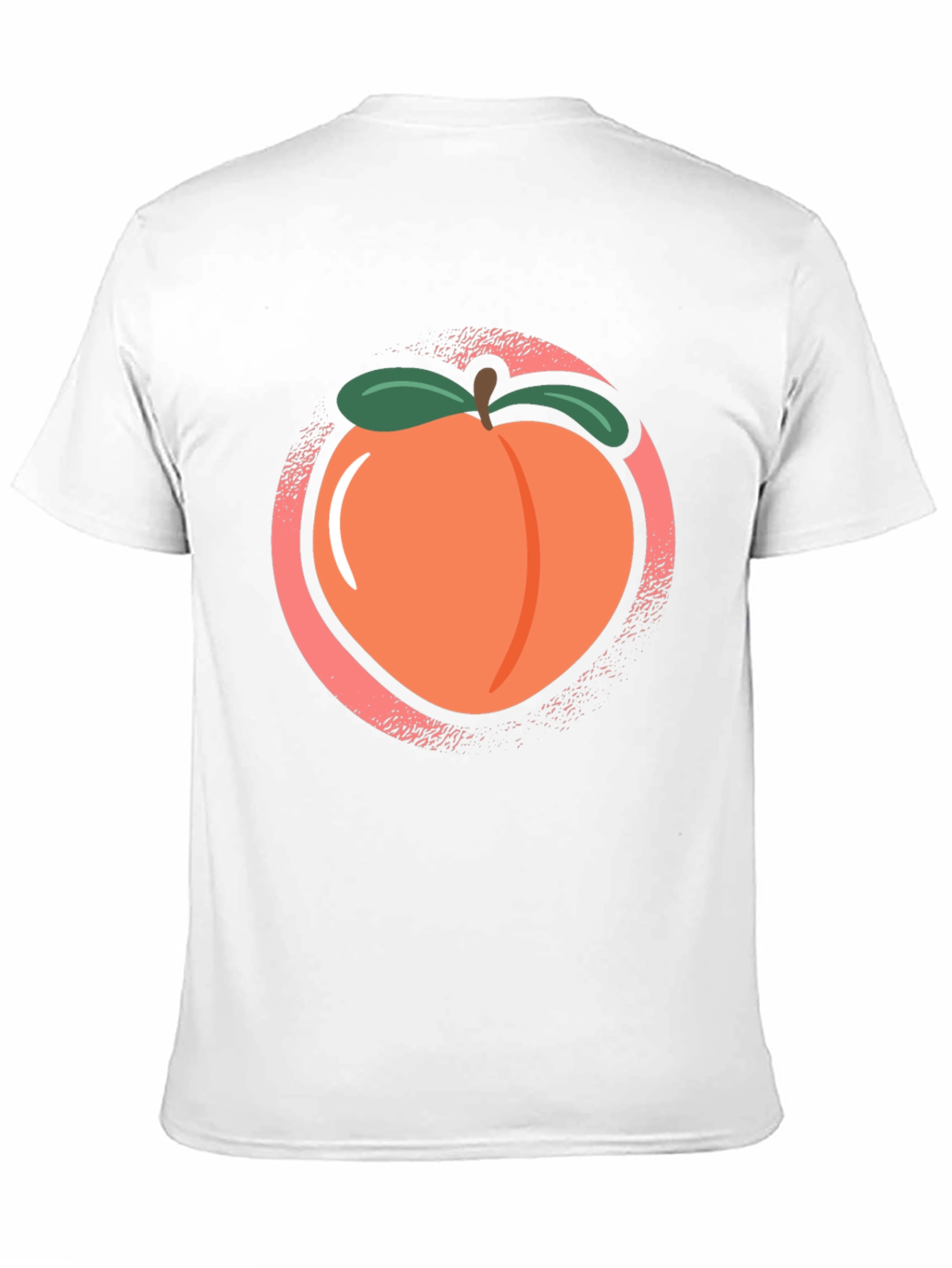 Black Peach Graphic Black Tee view 11