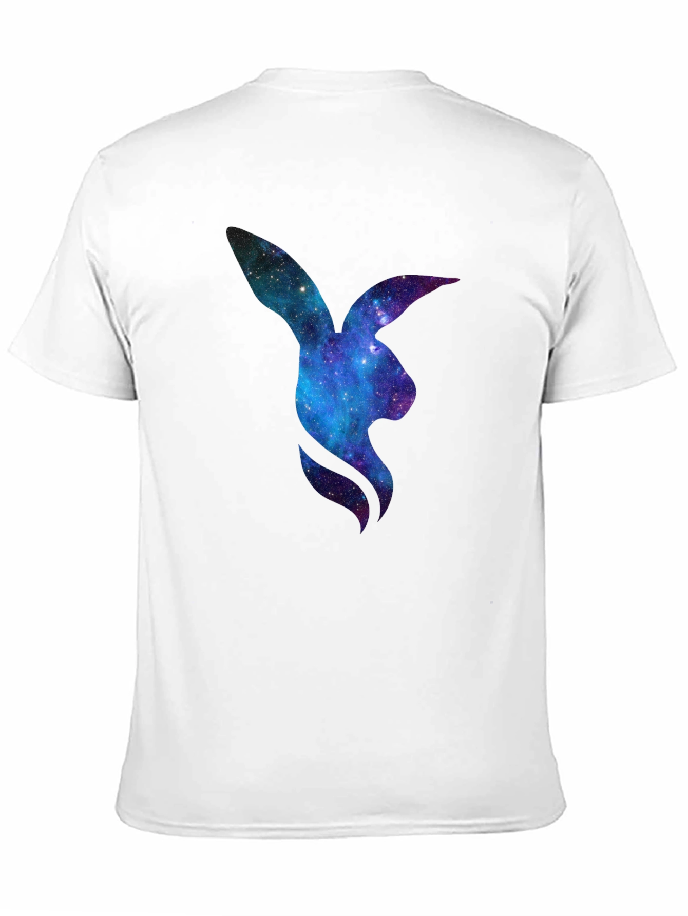 Black Galaxy Bunny Graphic T-Shirt view 11