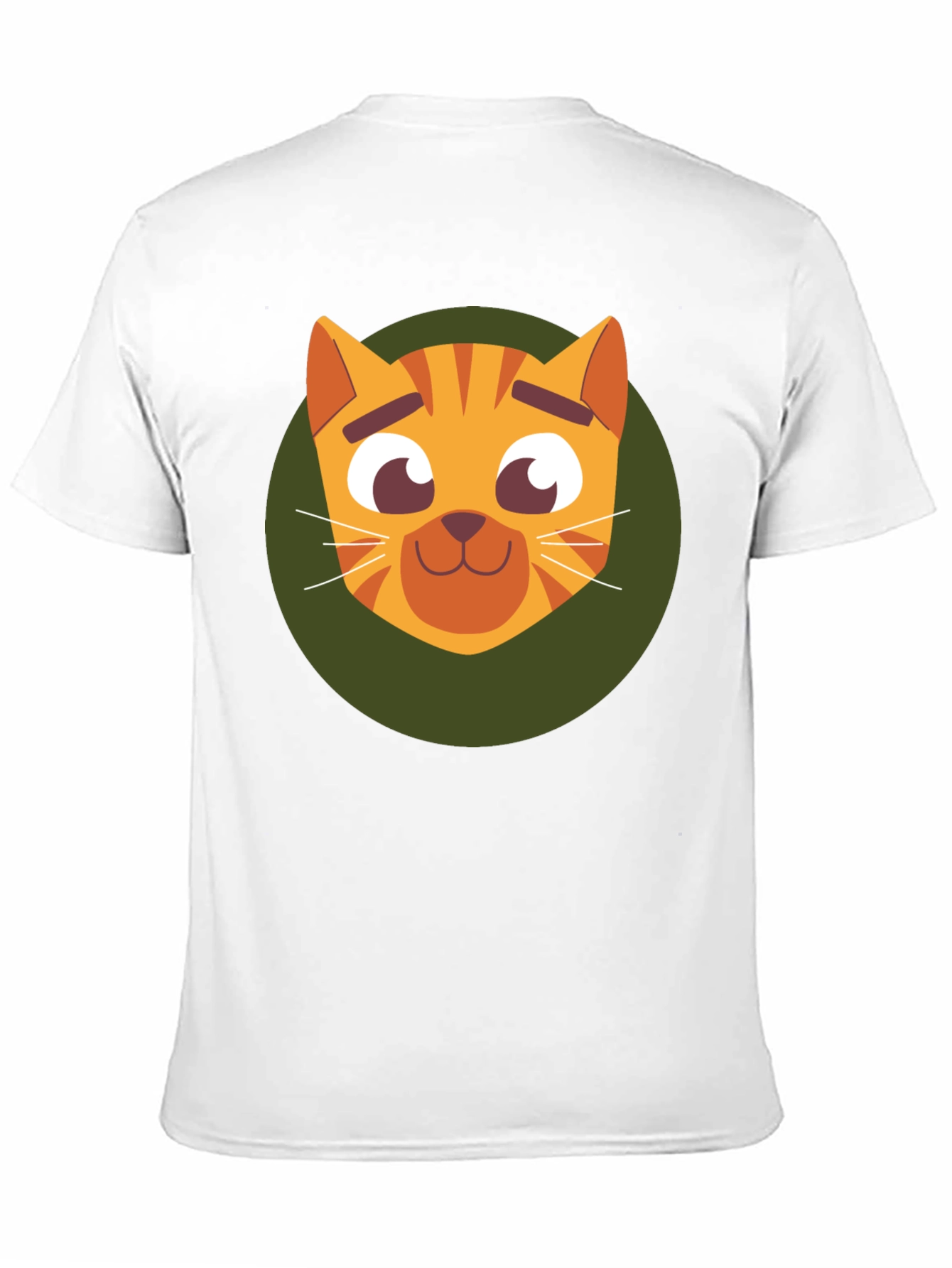 Black Cute Cartoon Cat Graphic T-Shirt - Soft Black Tee view 11