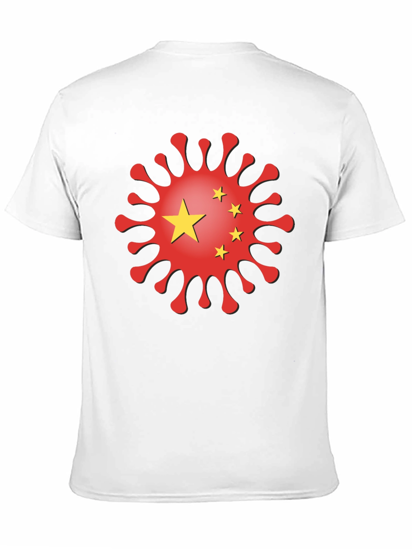 Black China Virus Graphic T-Shirt view 11