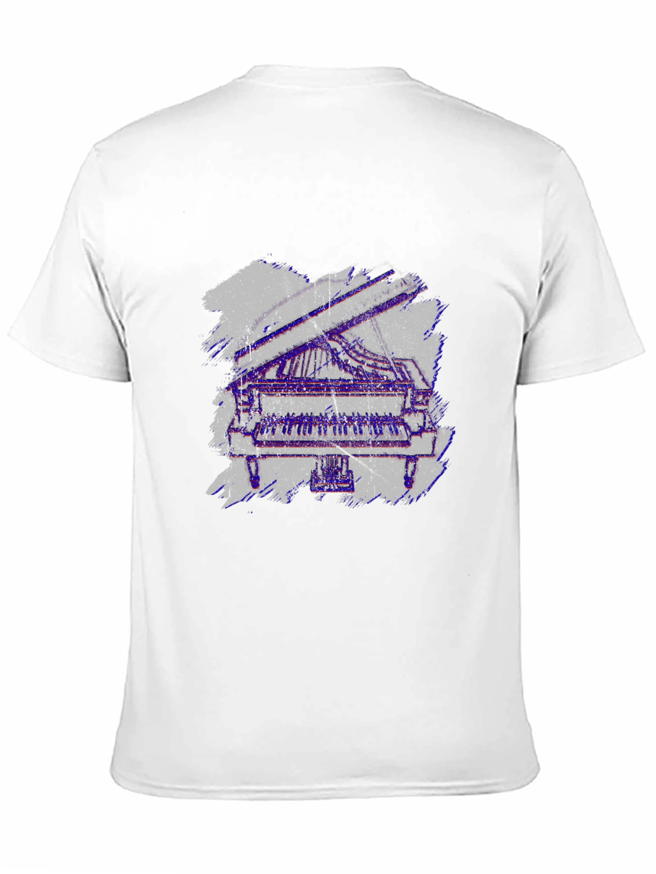 Black Piano T-Shirt - Cool Music Lover Graphic Tee view 11