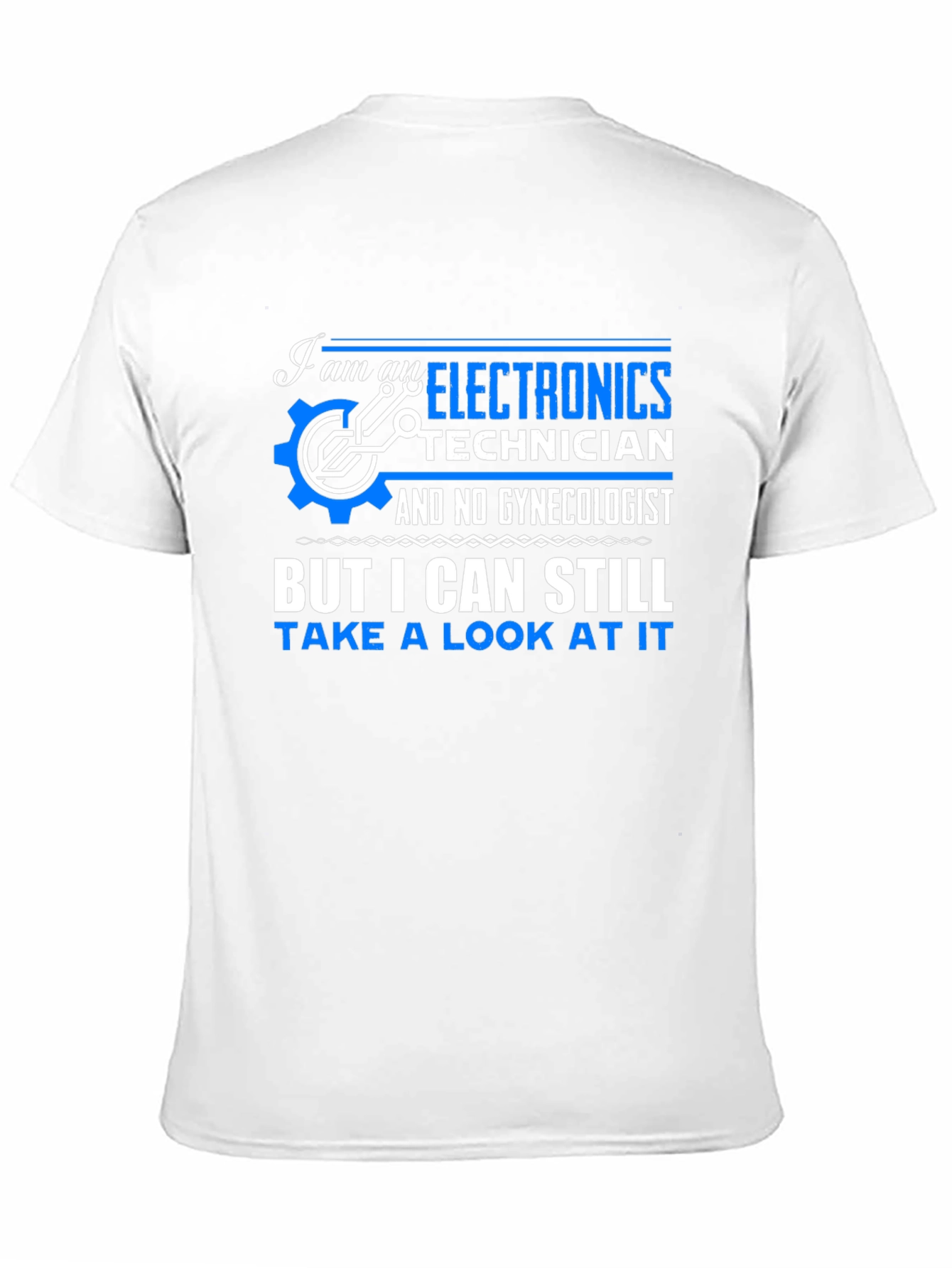 Black Electronics Technician T-Shirt view 11