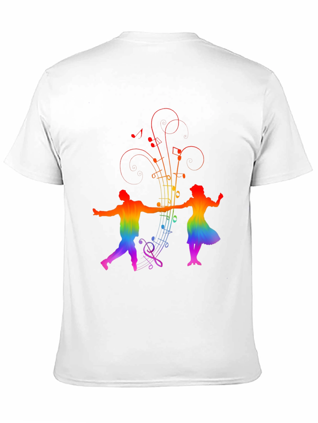 Black Rainbow Music Dancer Black Tee view 11