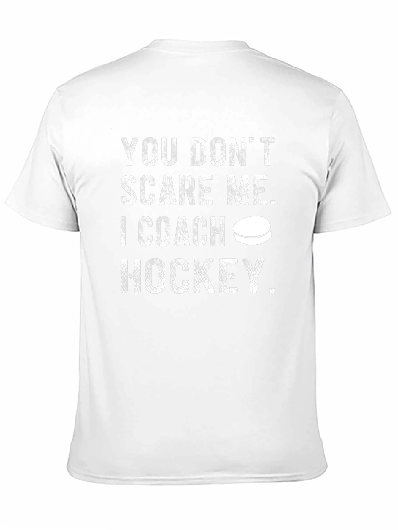 Black Hockey Coach Graphic Tee - You Don't Scare Me view 11