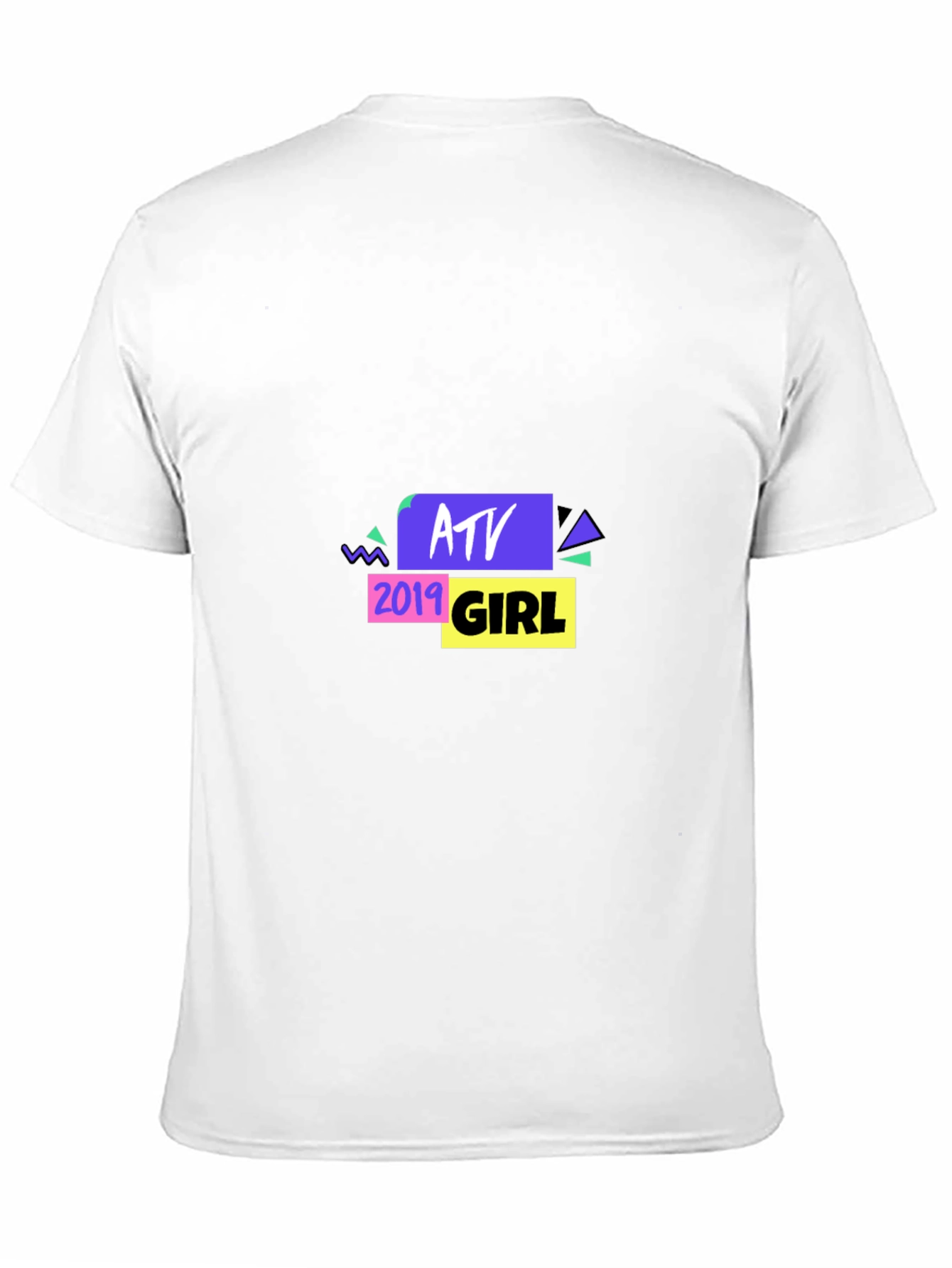 Black ATV 2019 Girl Black T-Shirt view 11