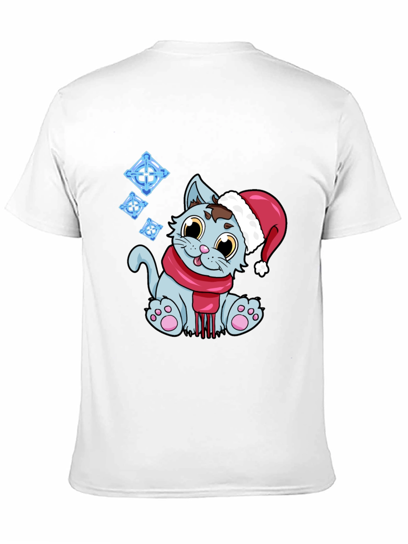 Festive Cat T-Shirt - Holiday Cheer - 11