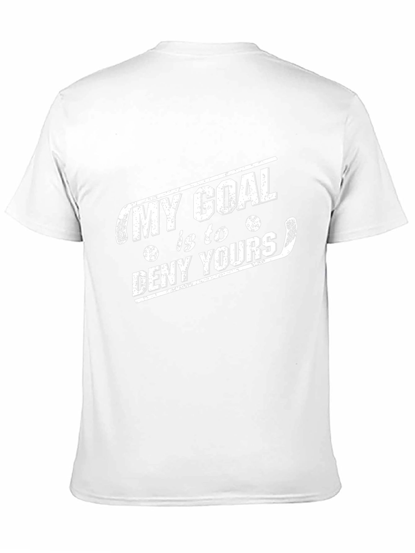 Black Funny Hockey Goal T-Shirt view 11