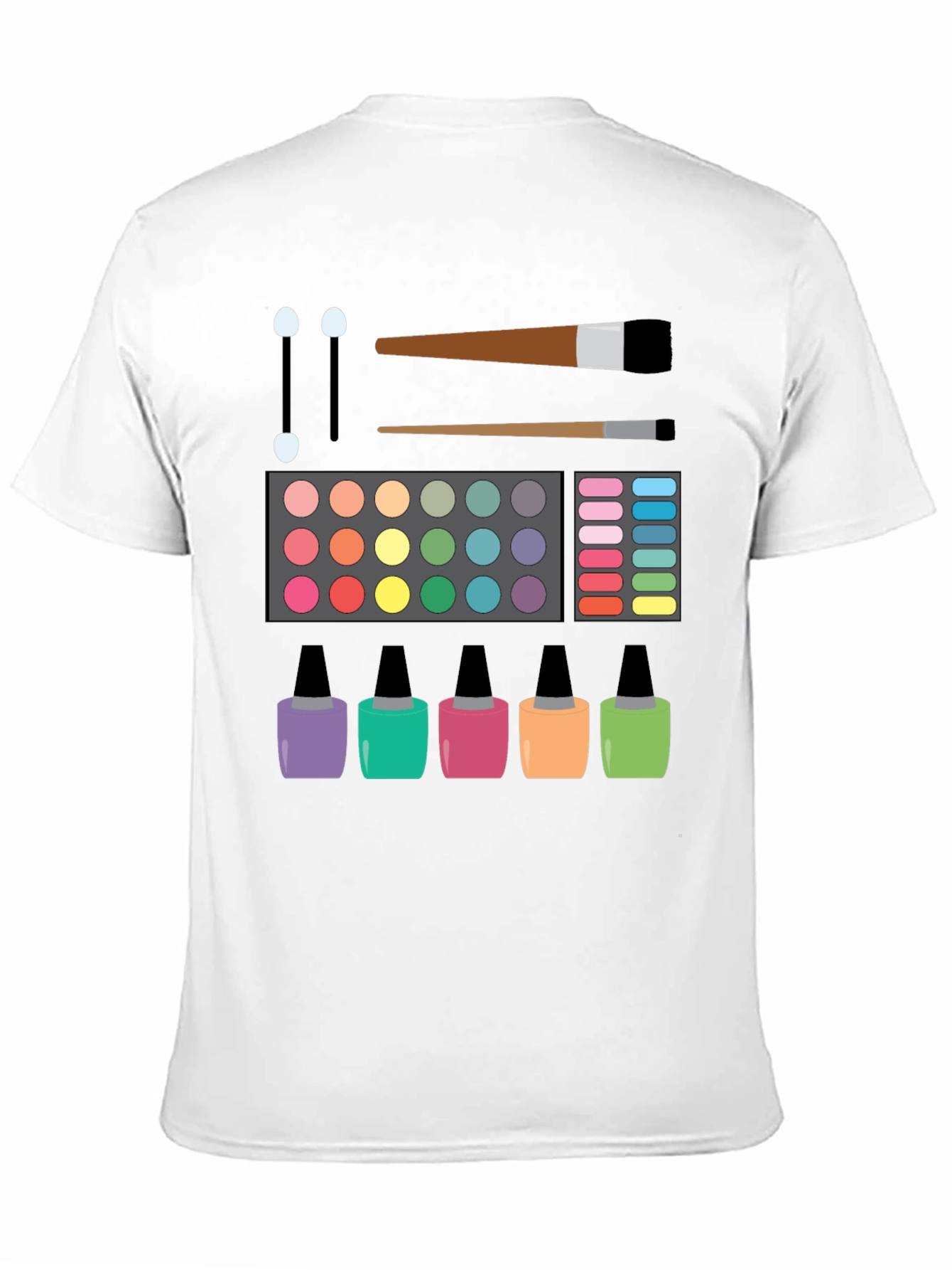 Black Makeup Artist T-Shirt | Cosmetic Lover Tee view 11