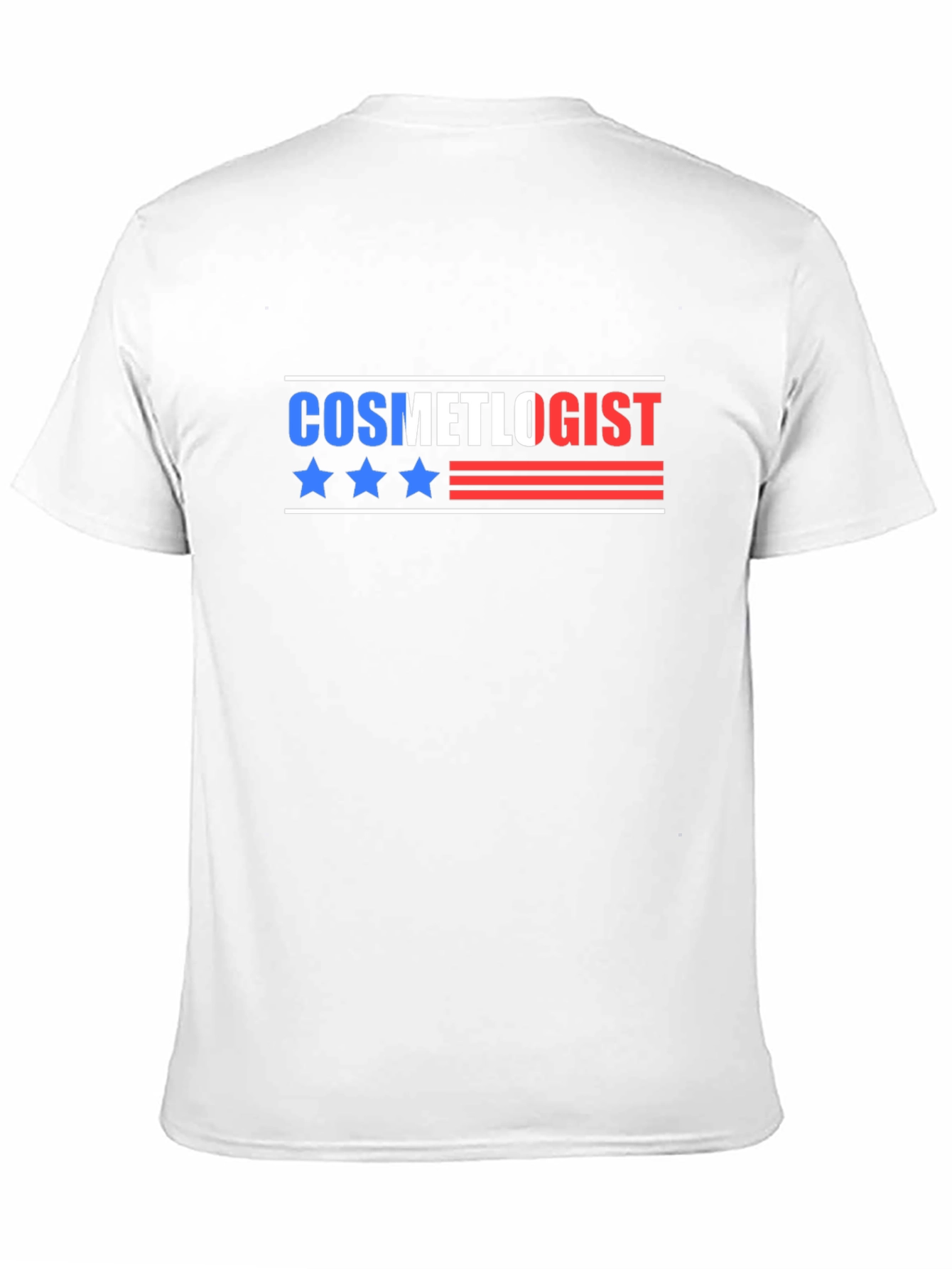 Black Cosmetologist Patriotic T-Shirt view 11