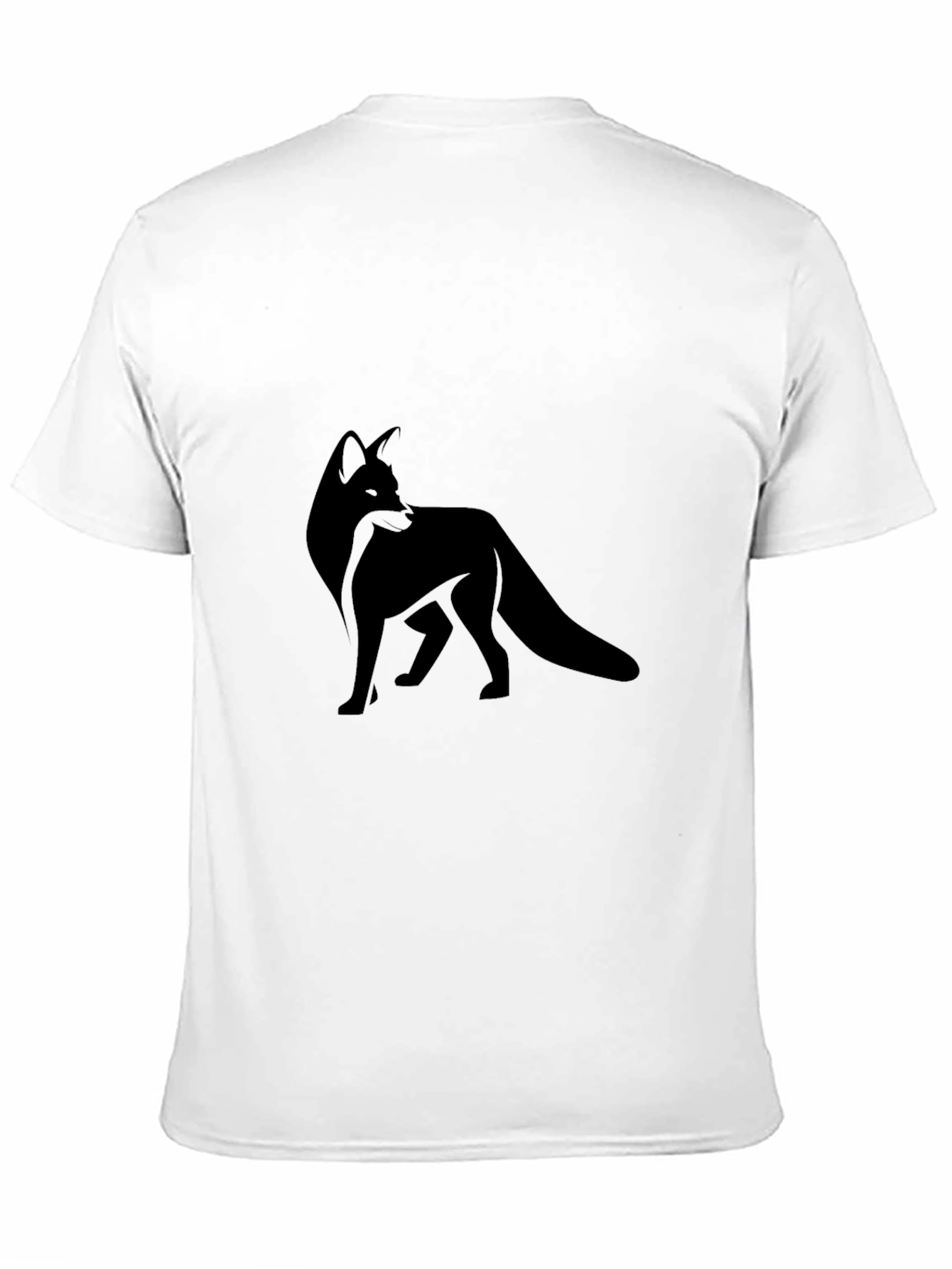 Black Black Fox Graphic Tee - Modern Style view 11