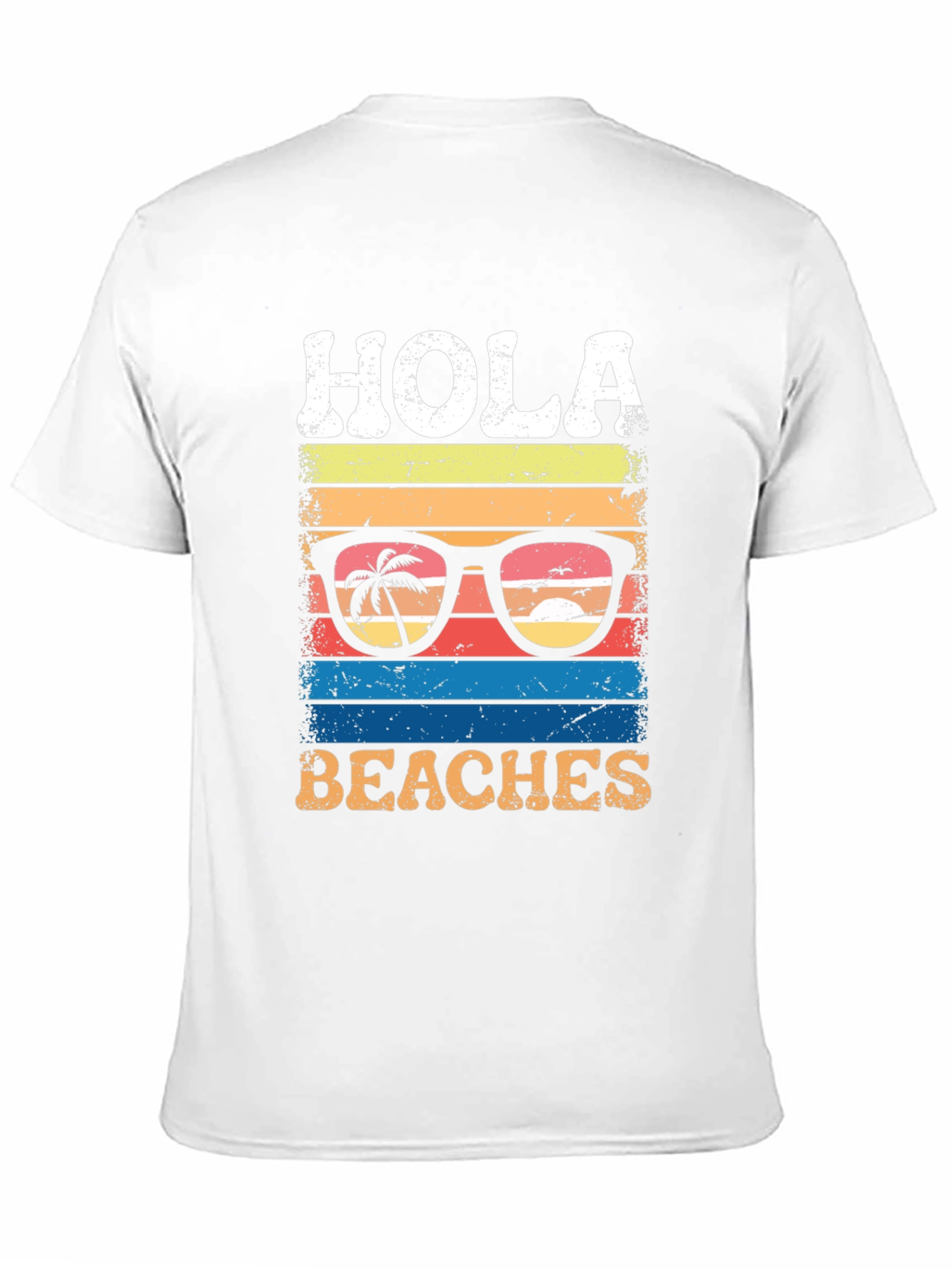 Black Hola Beaches Graphic T-Shirt view 11