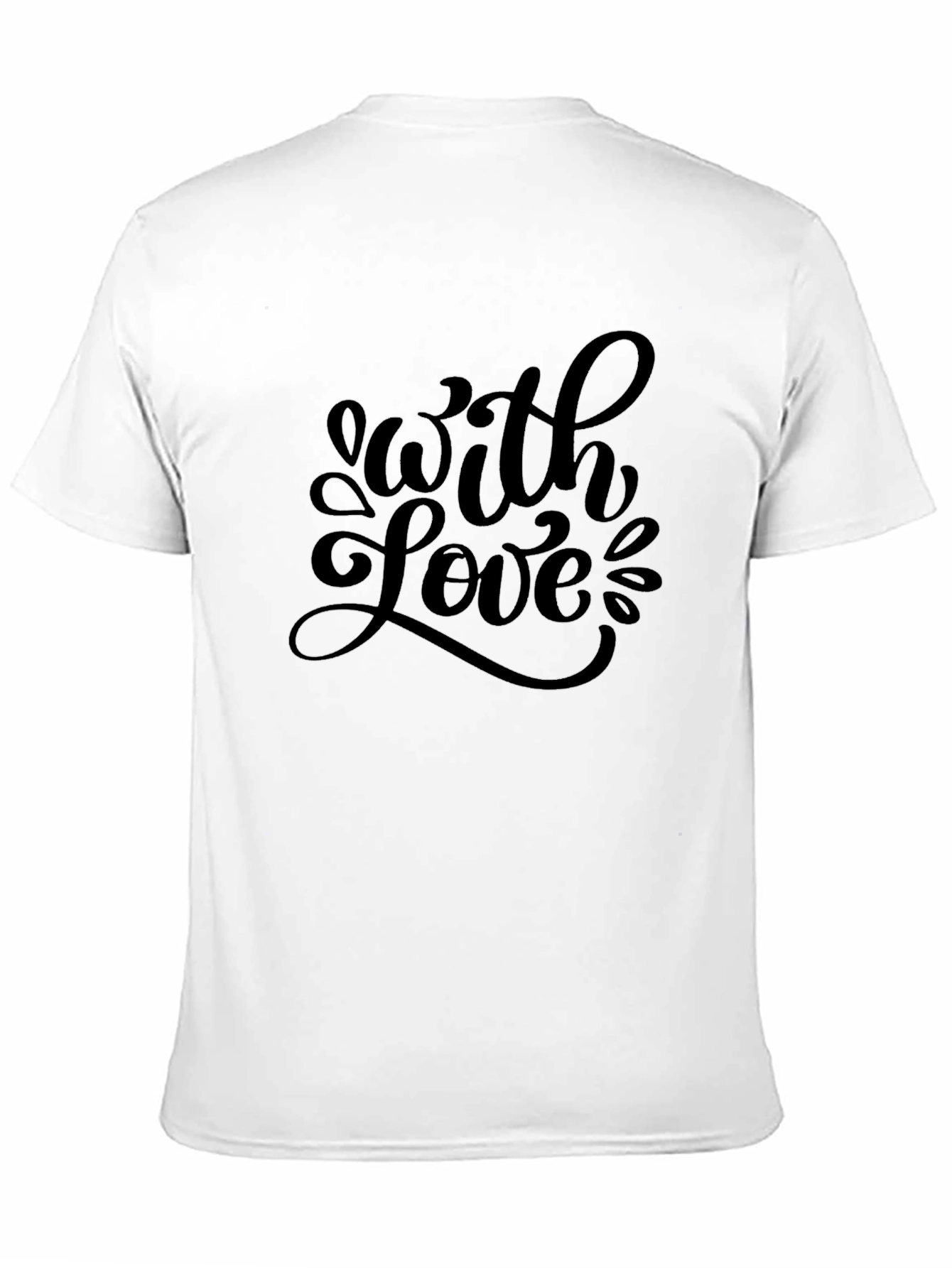 Black With Love Graphic T-Shirt - Unisex view 11