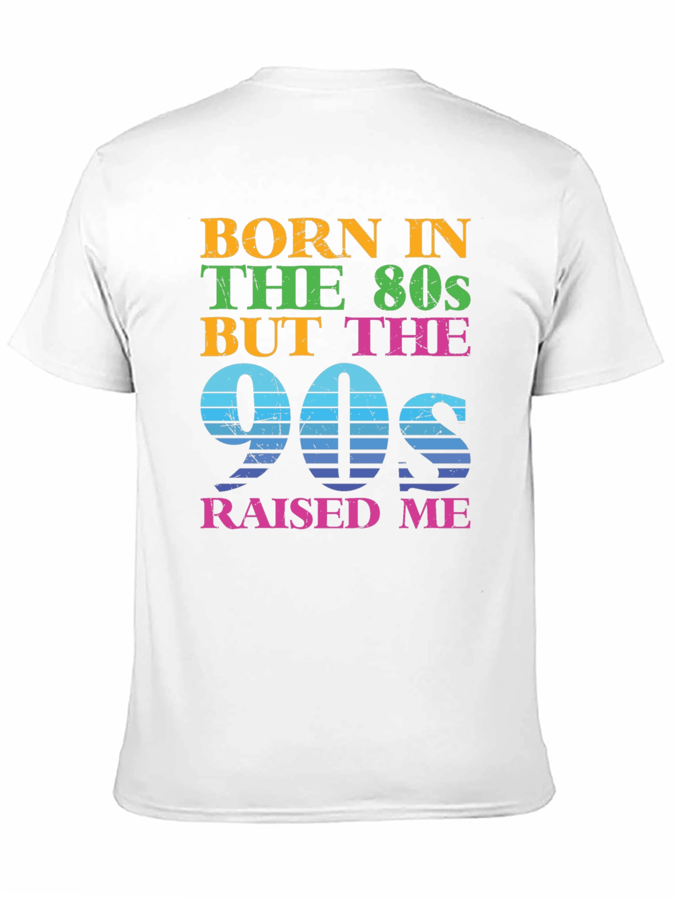 Black Born in the 80s Raised in the 90s T-Shirt view 11