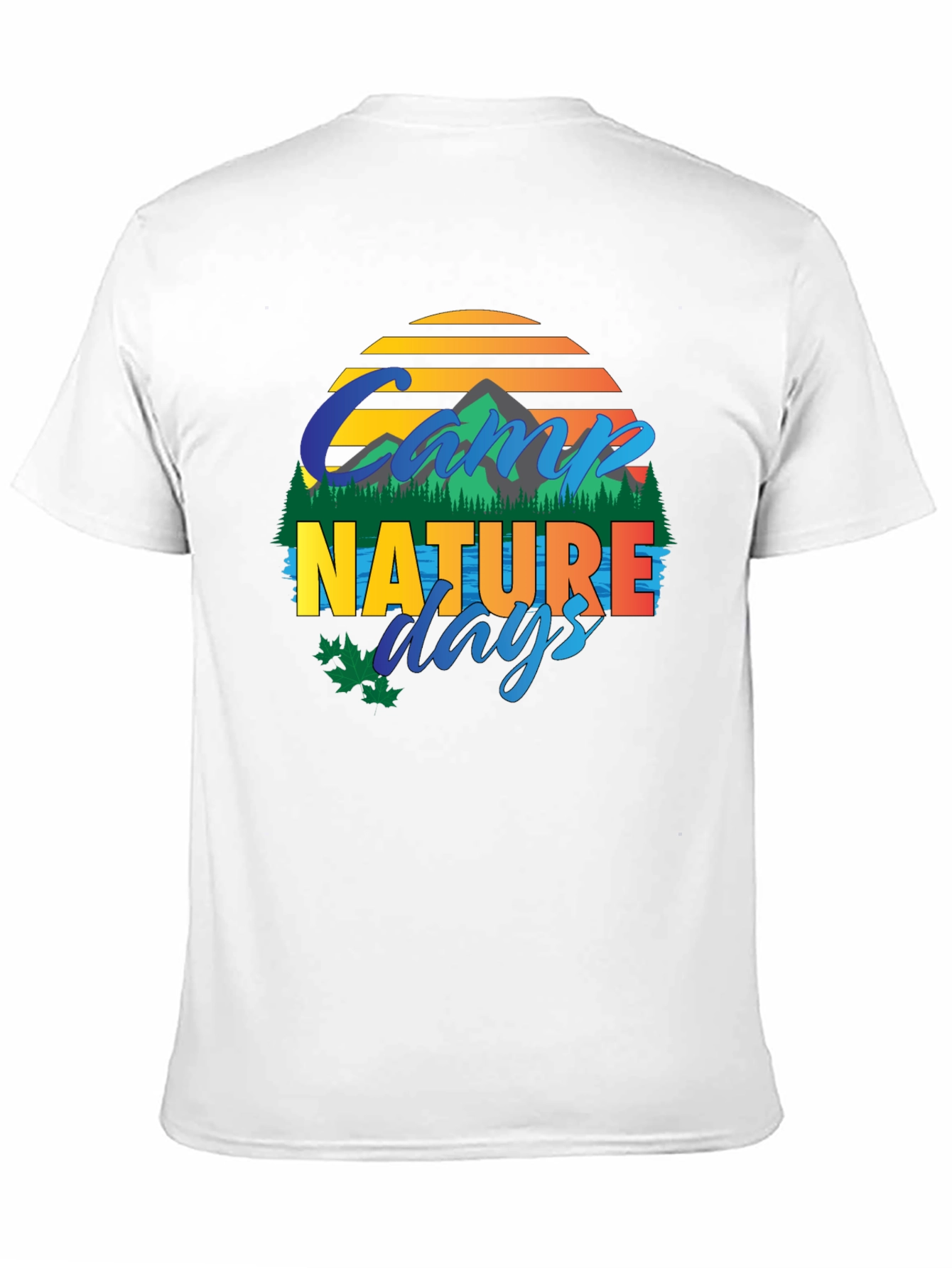 Black Camp Nature Days Graphic T-Shirt view 11