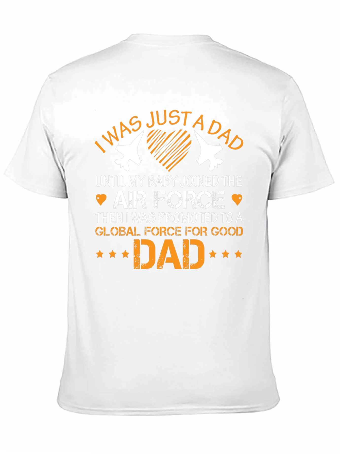 Black Global Force for Good Dad T-Shirt view 11