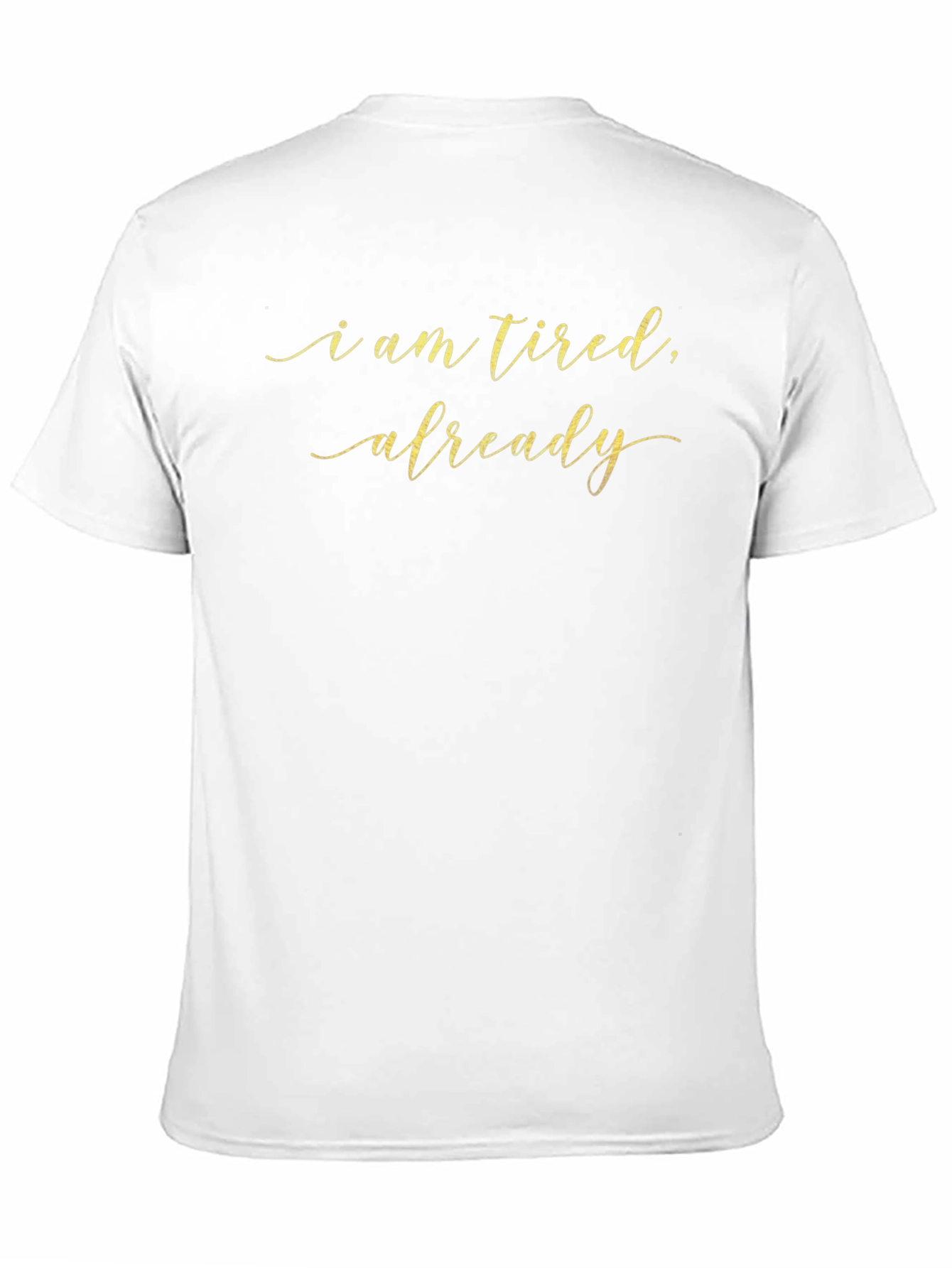 Black I am Tired Already Graphic Tee view 11