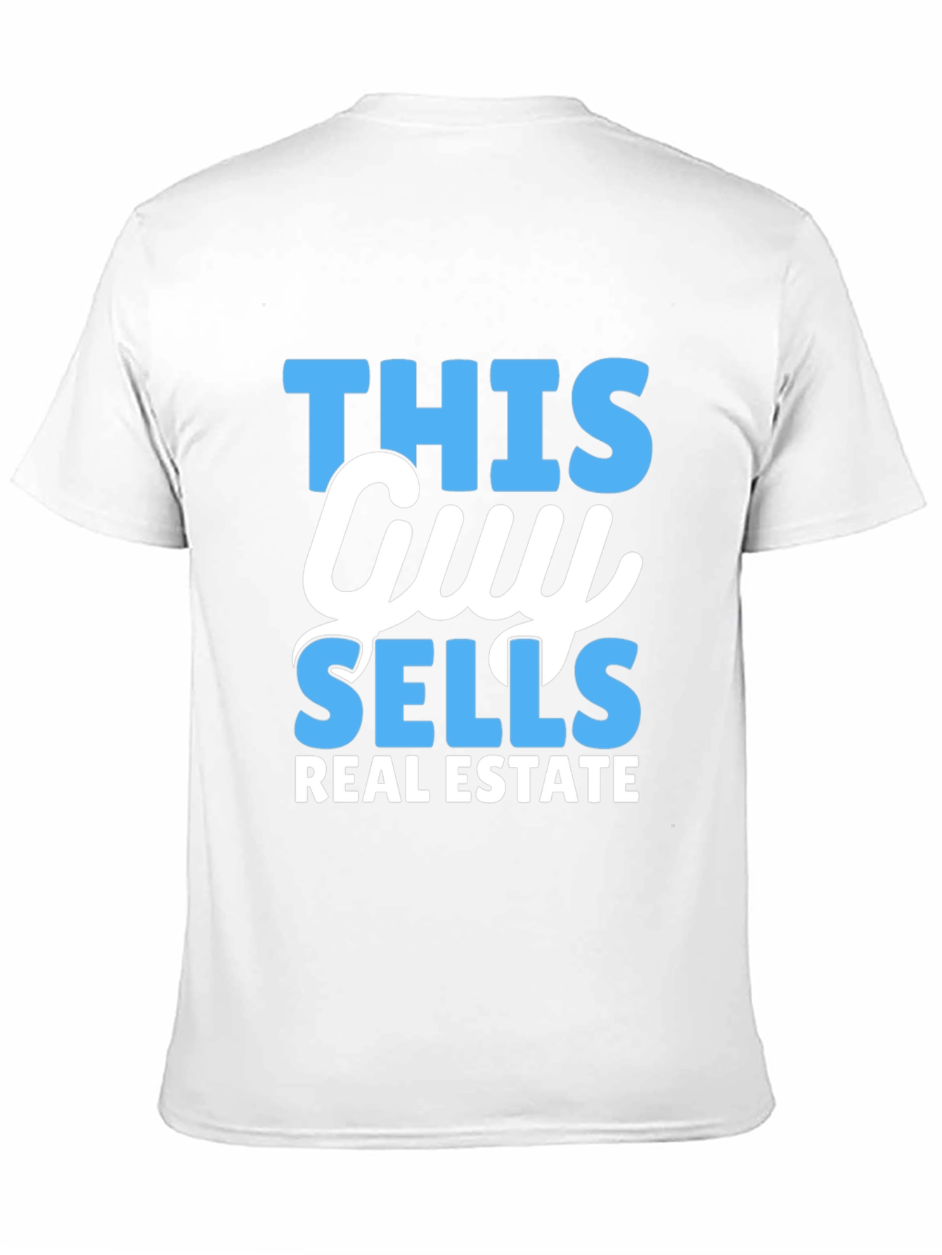 Black This Guy Sells Real Estate T-Shirt - Realtor Gift view 11