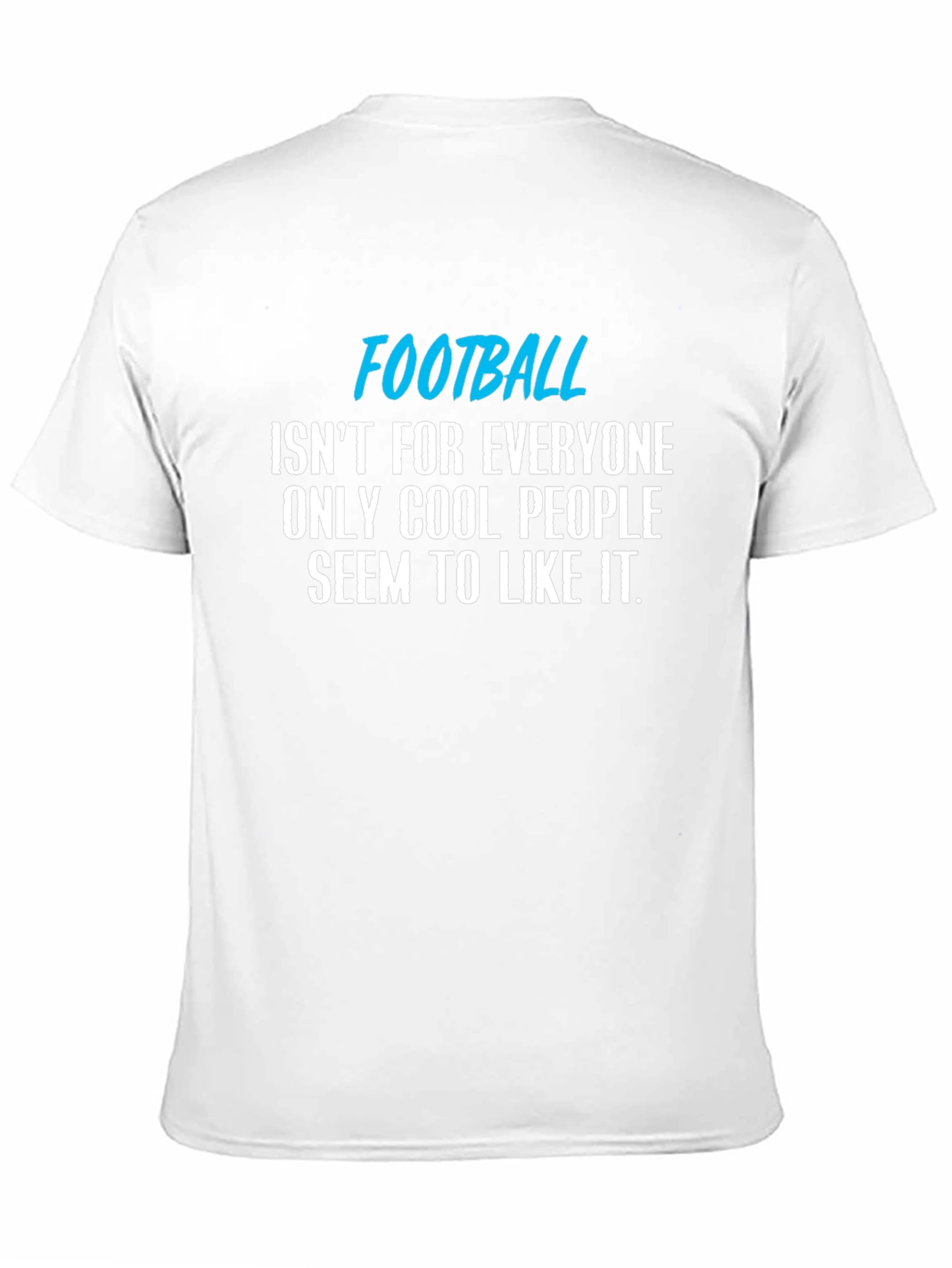 Black Funny Football T-Shirt: Not For Everyone, Only Cool People Like It view 11