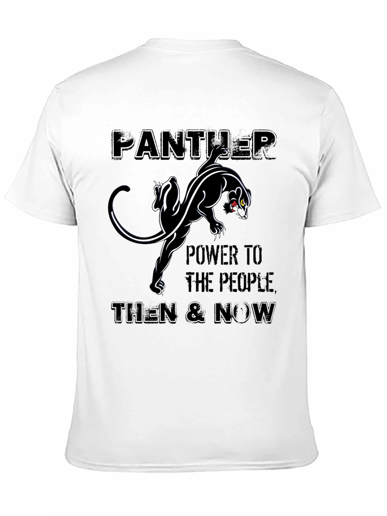 Black Panther Power T-Shirt: Black Pride Tee view 11