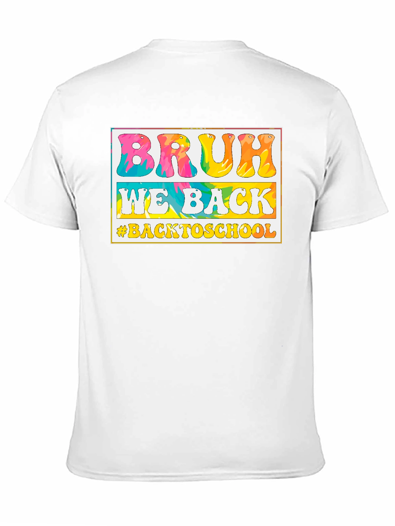 Black Bruh We Back to School T-Shirt view 11