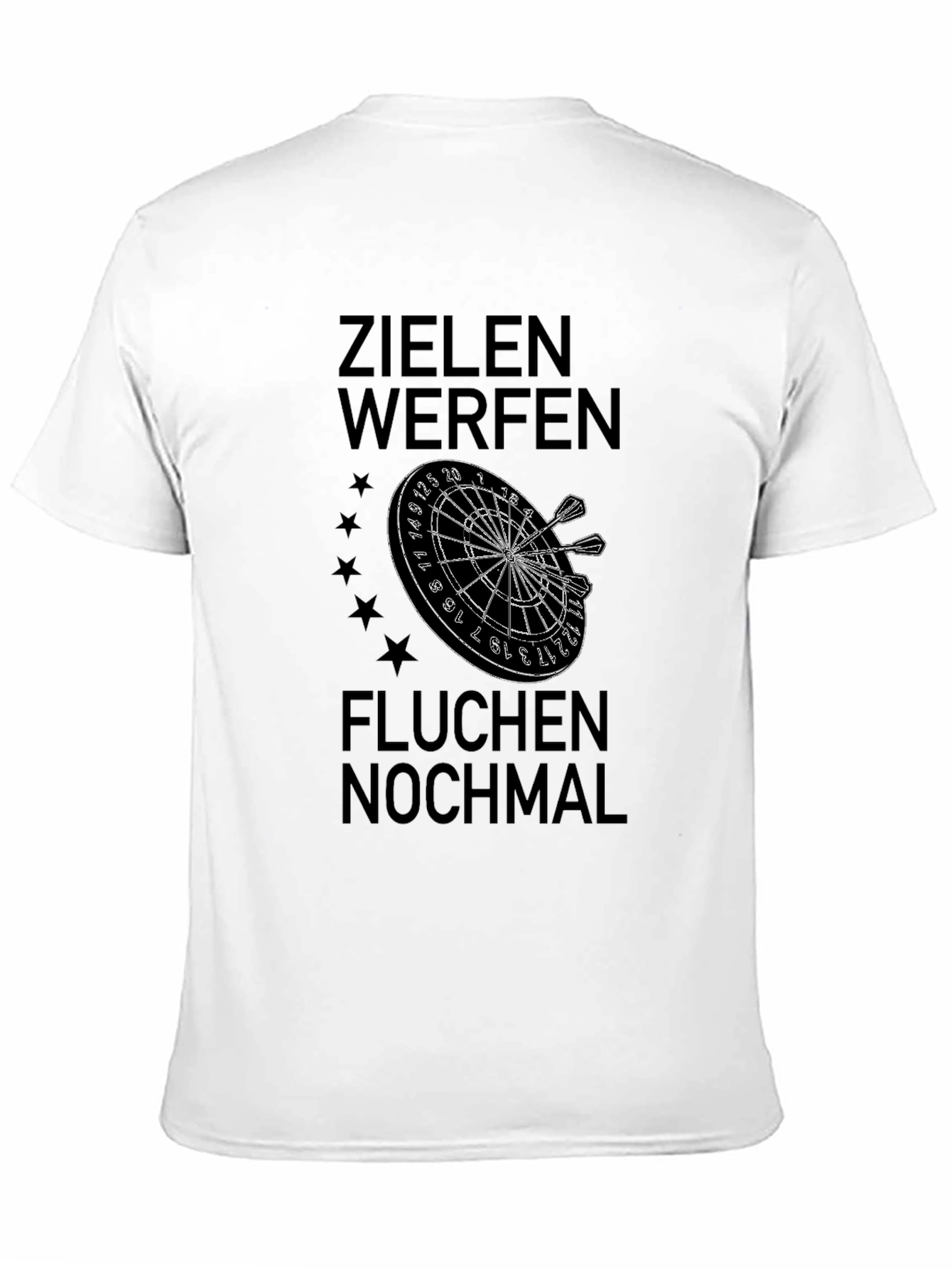 Black Darts T-Shirt - Ziel Wurf Fluch Nochmal view 11