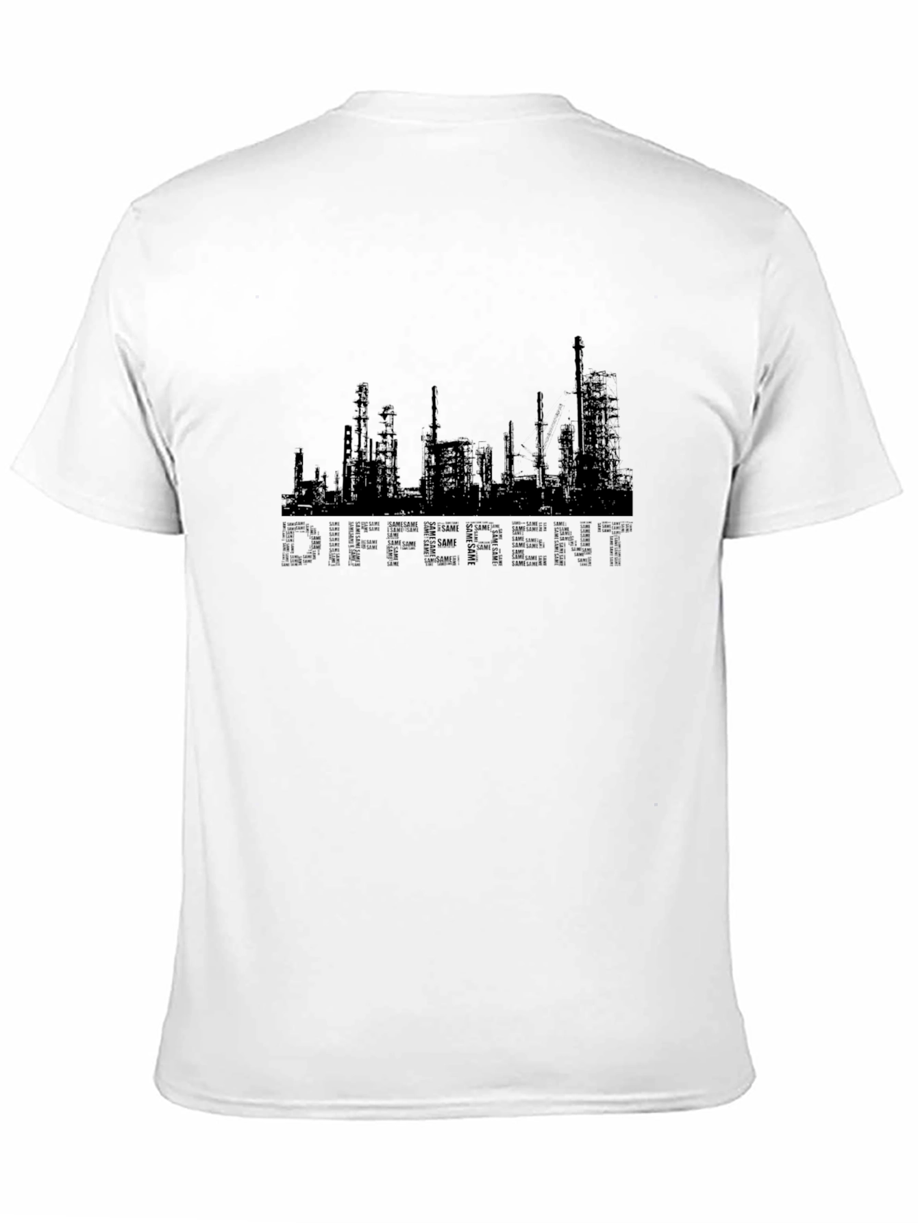 Black Different T-Shirt - Industrial Design view 11
