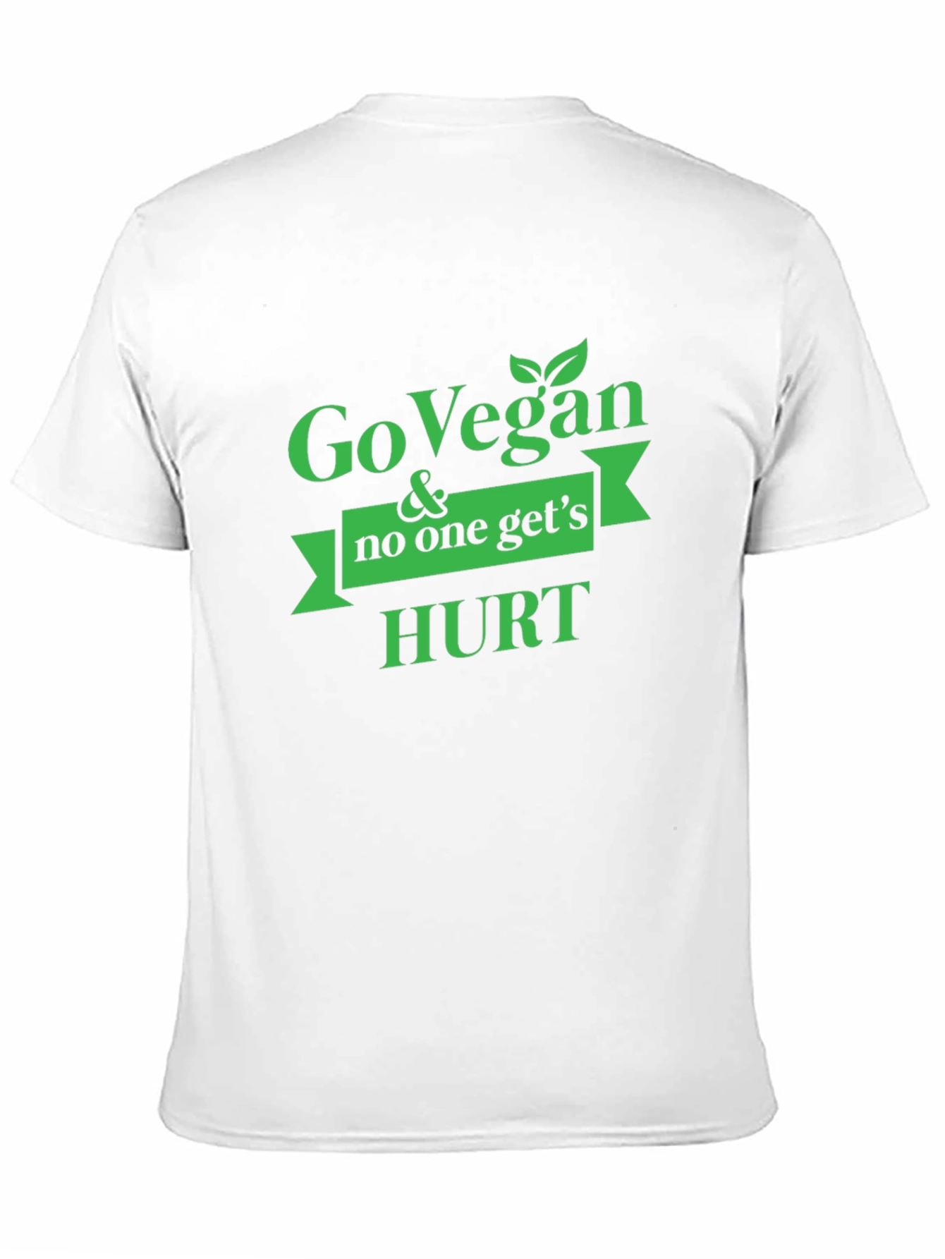 Go Vegan & No One Gets Hurt Graphic Tee - 11
