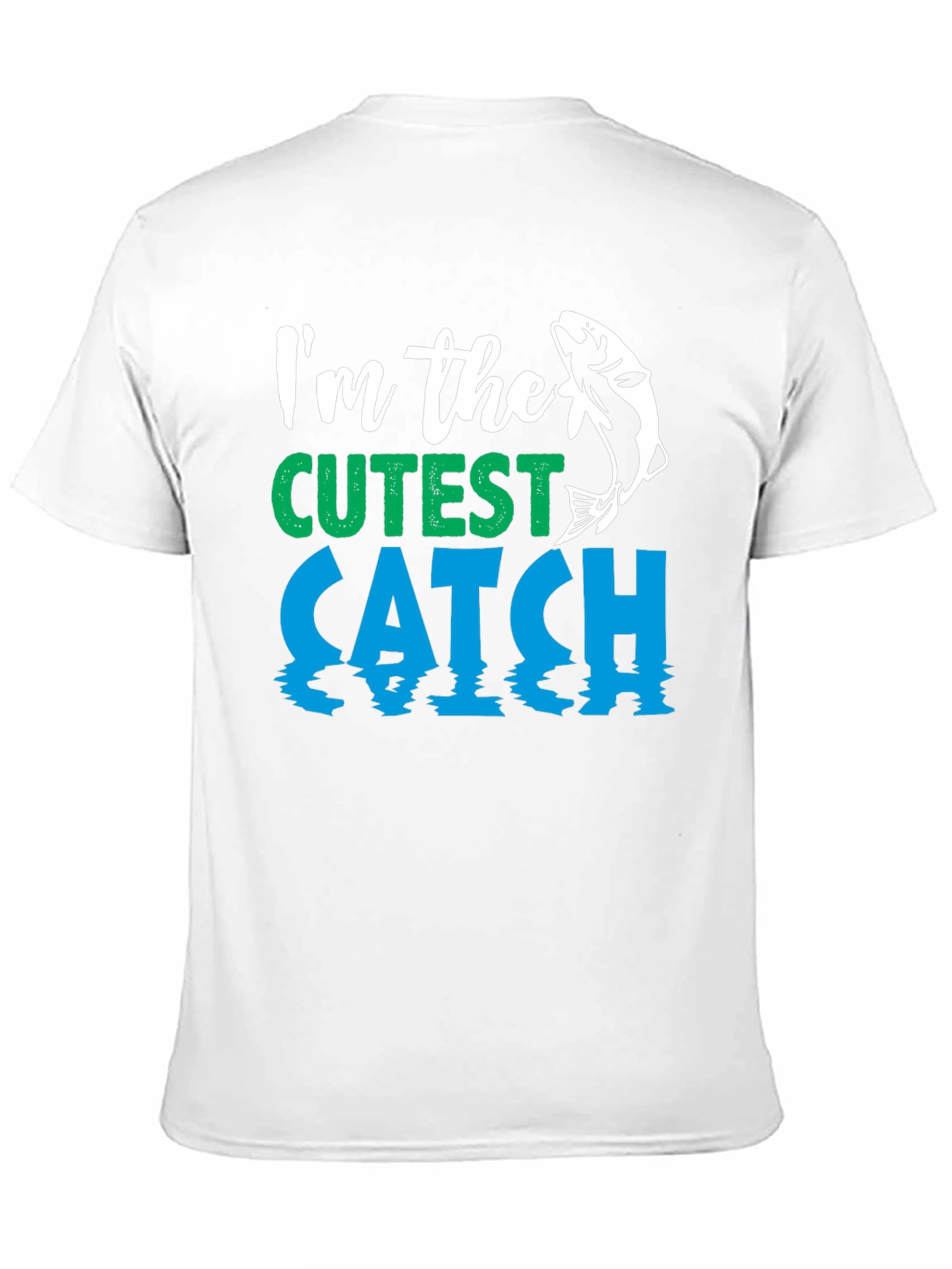 Black Cutest Catch Fishing T-Shirt - Mens view 11