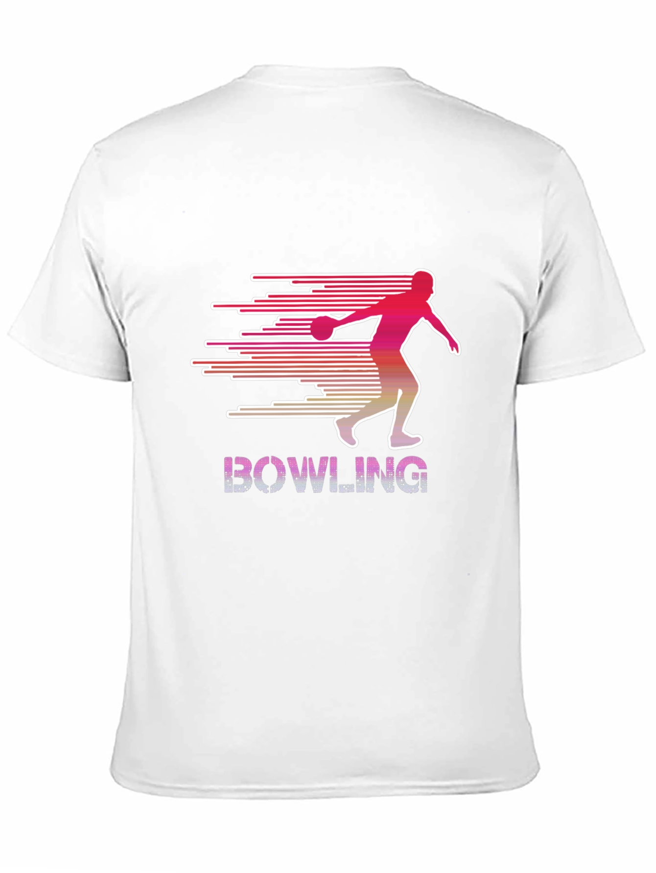 Black Bowling Strike T-Shirt - Retro Style Bowler Tee view 11