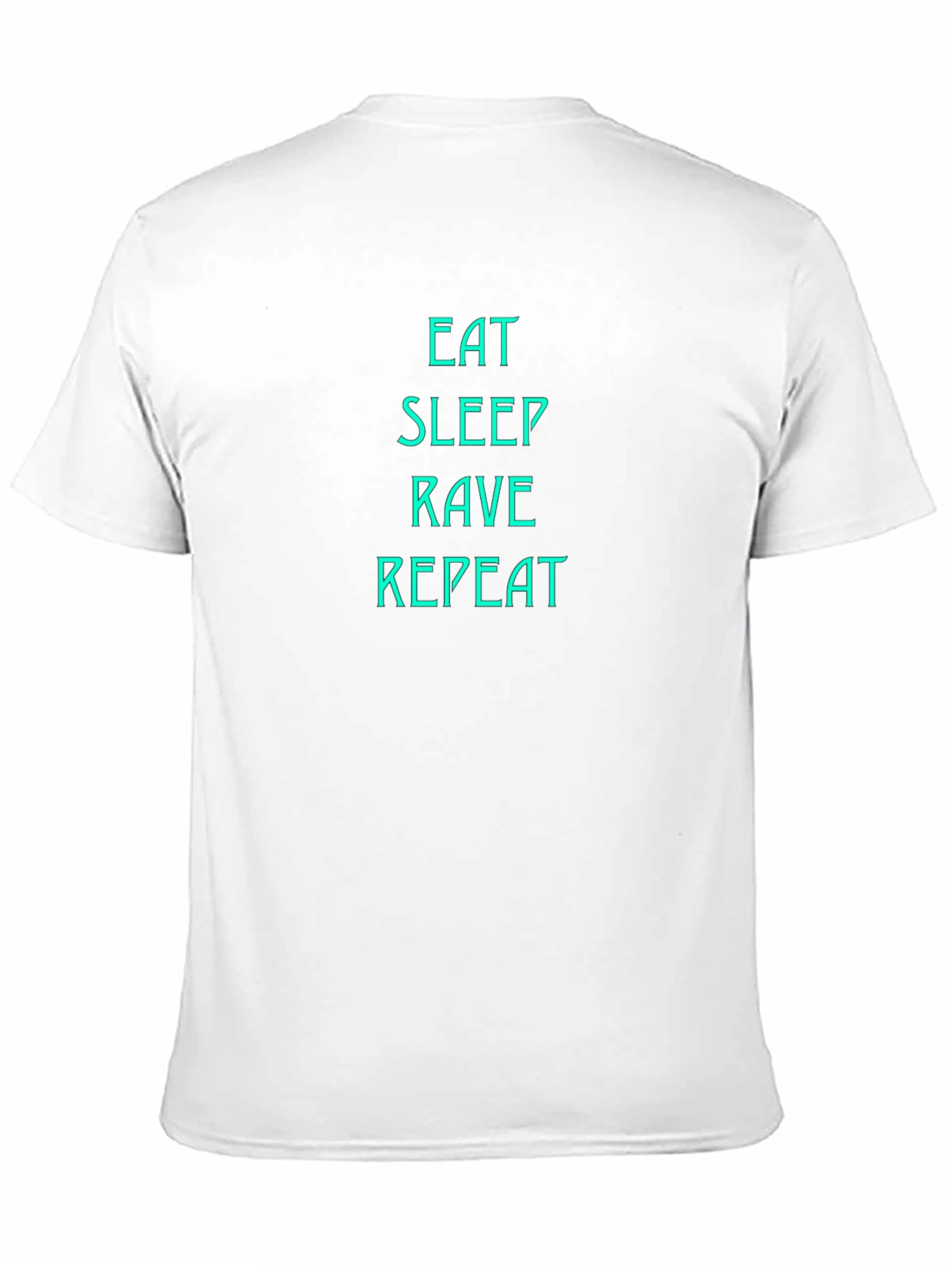 Black Eat Sleep Rave Repeat T-Shirt view 11