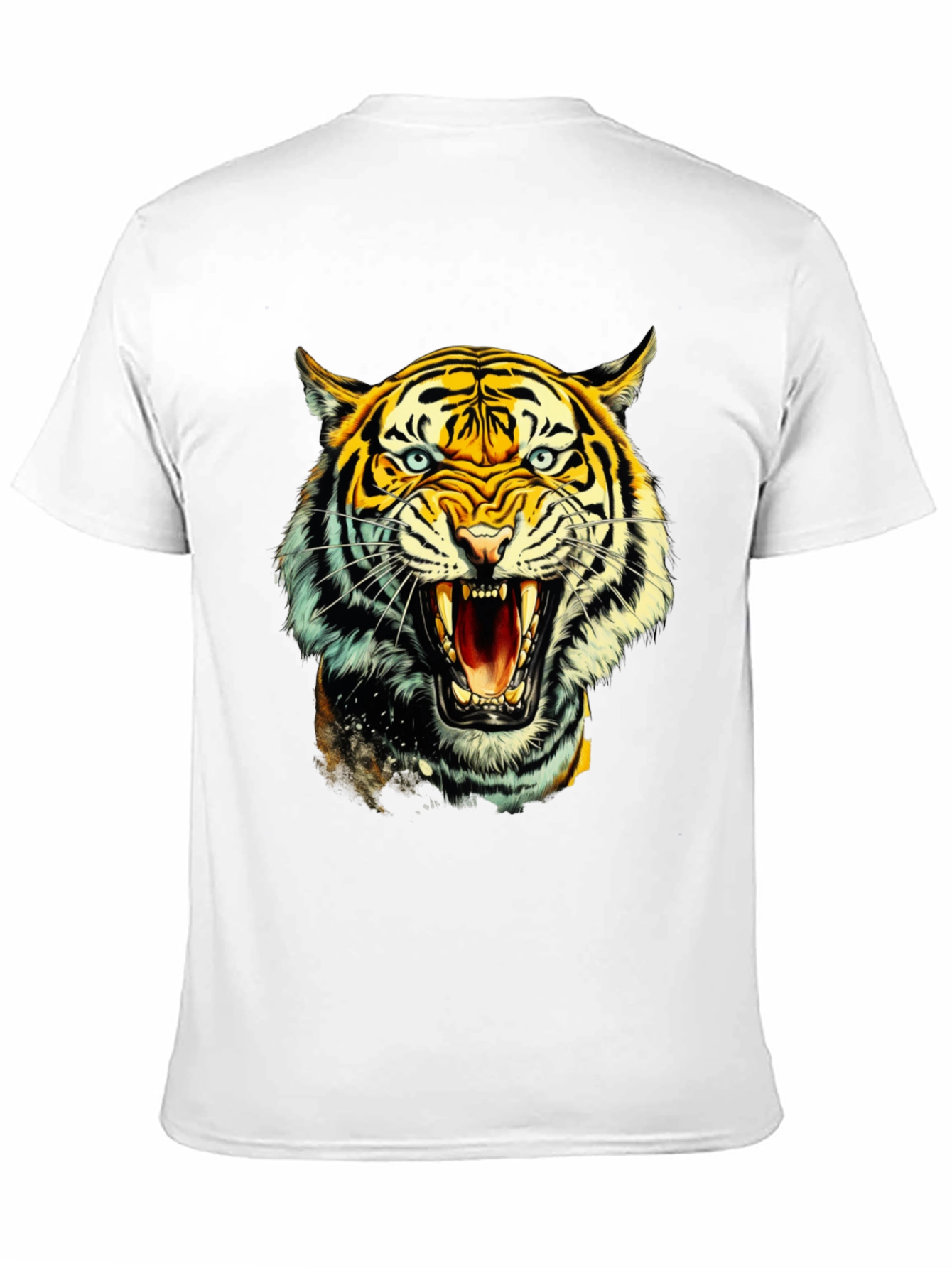 Black Roaring Tiger Graphic Tee - Bold & Fierce view 11