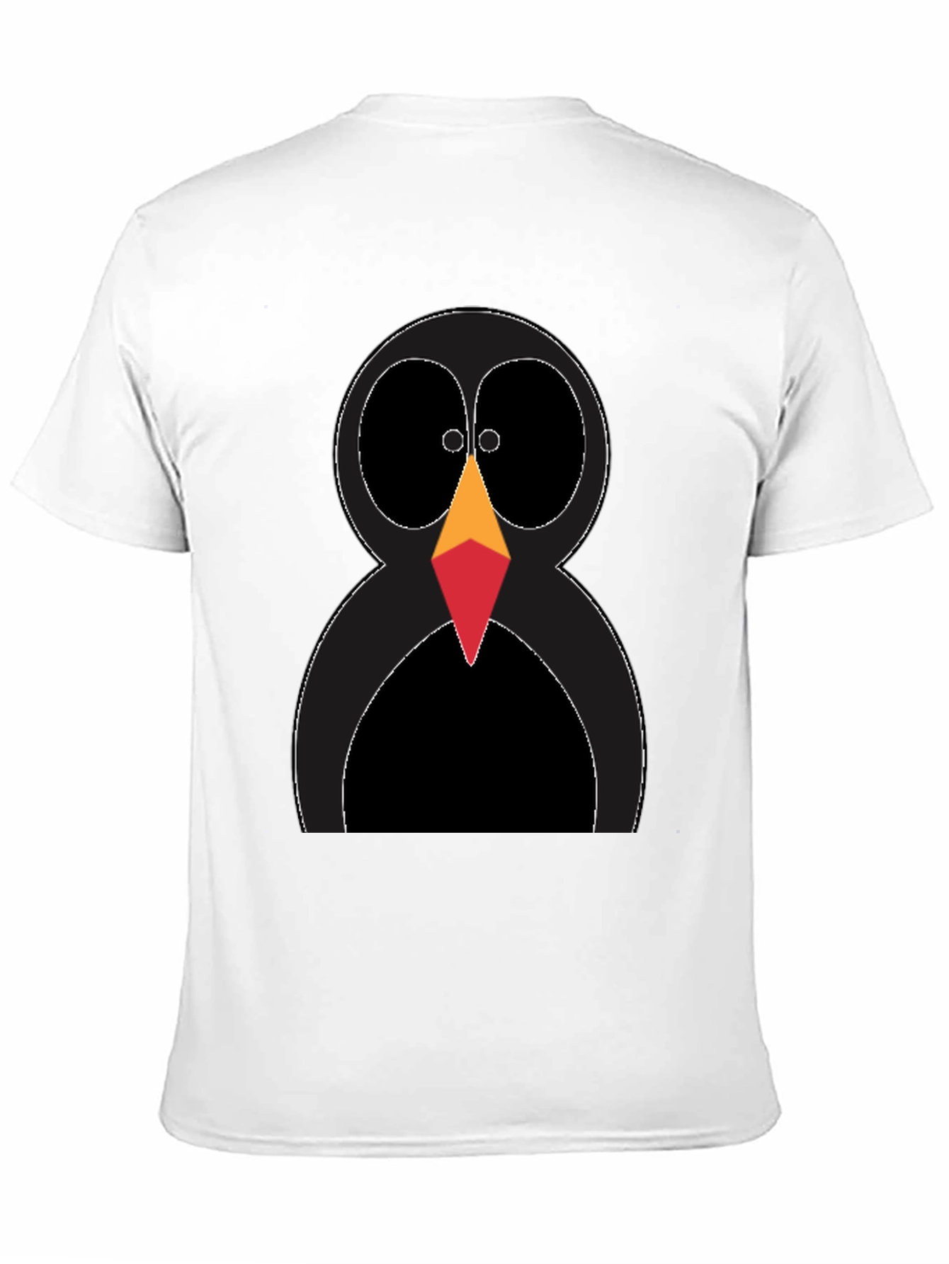 Black Funky Penguin Graphic Tee - Black Cotton T-Shirt view 11