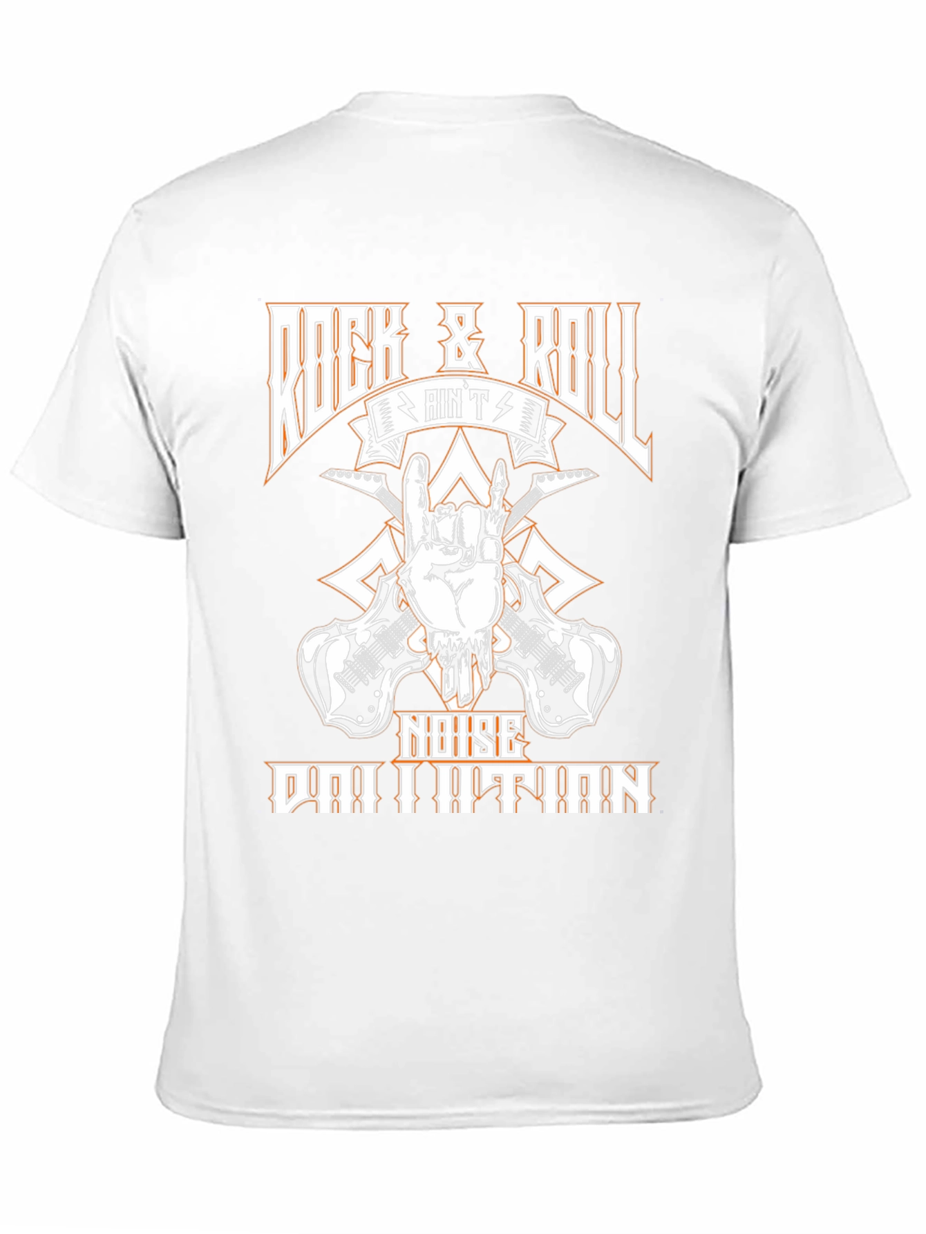 Black Rock & Roll Noise T-Shirt view 11