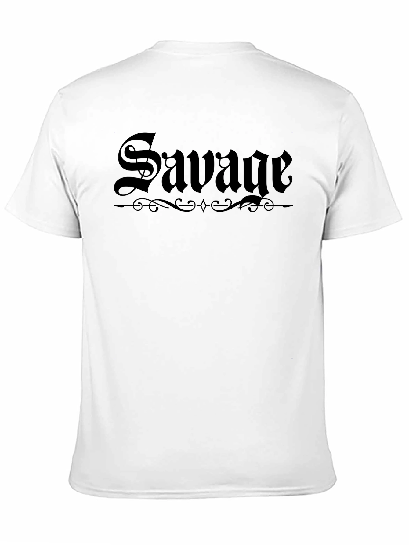 Black Savage Graphic Tee - Black Crew Neck view 11