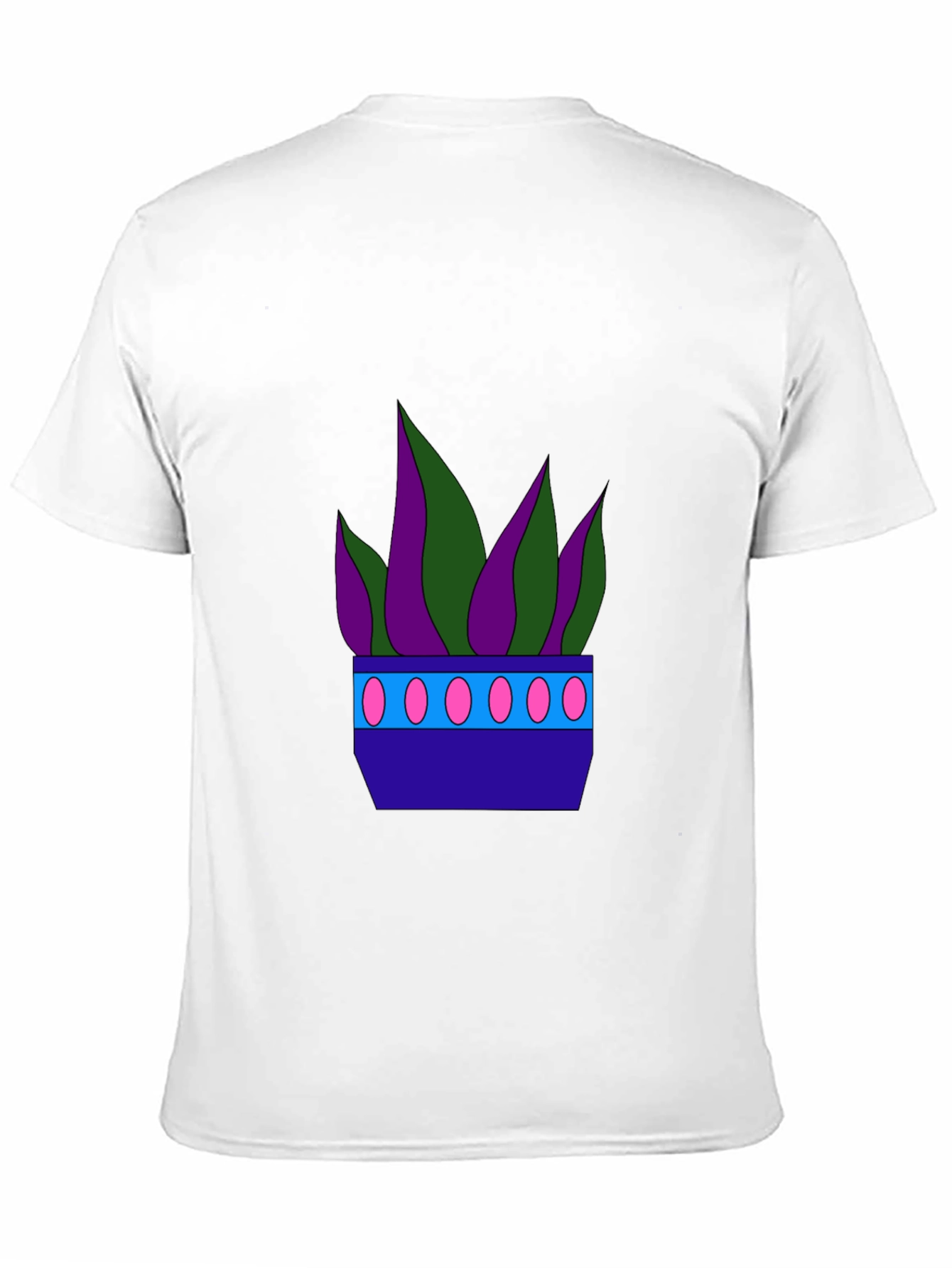 Black Funky Potted Plant Graphic Tee view 11