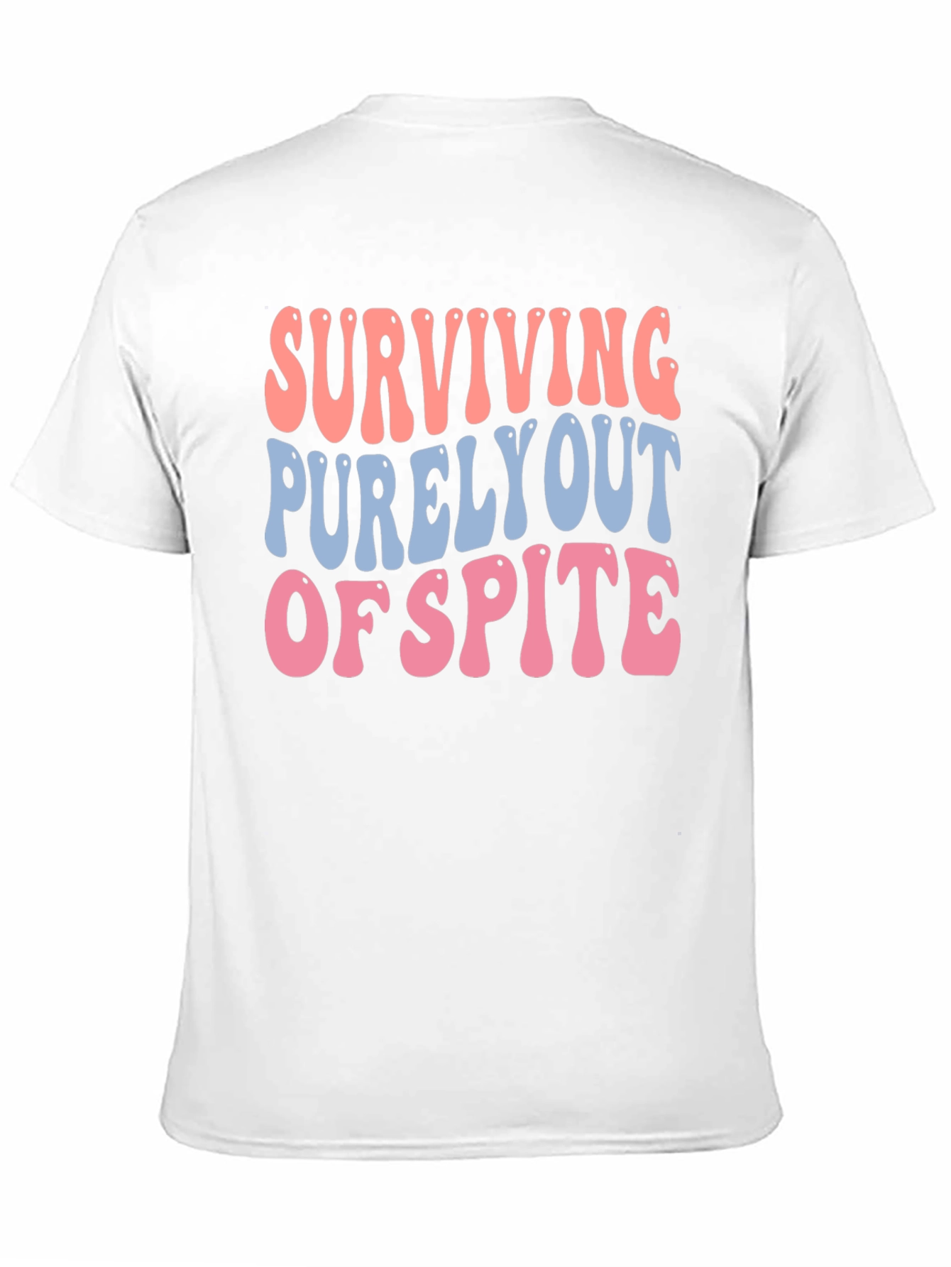 Black Surviving Out of Spite Graphic Tee view 11