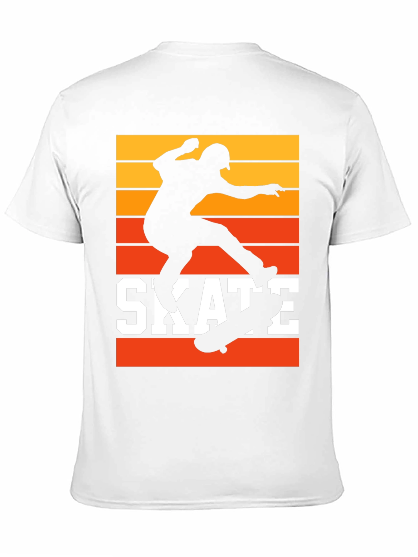 Black Retro Skate T-Shirt - Cool Skater Design view 11
