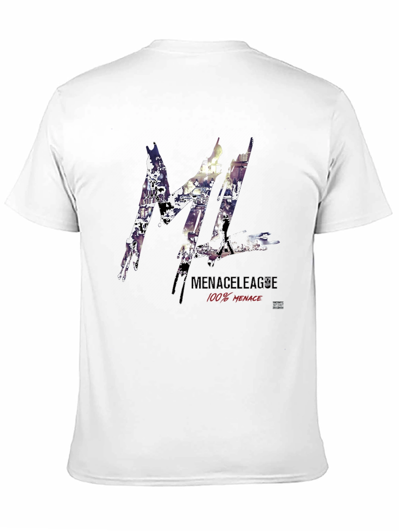Black Menace League Black Graphic T-Shirt view 11