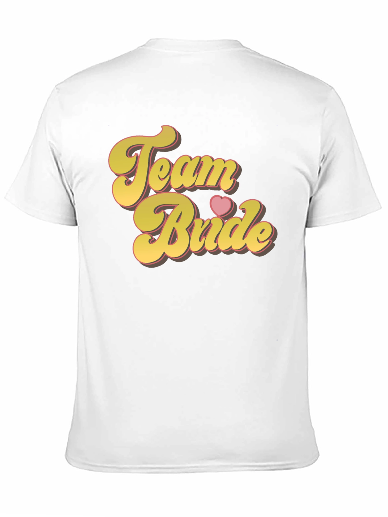 Black Team Bride Crew Neck T-Shirt - Bridal Party Tee view 11